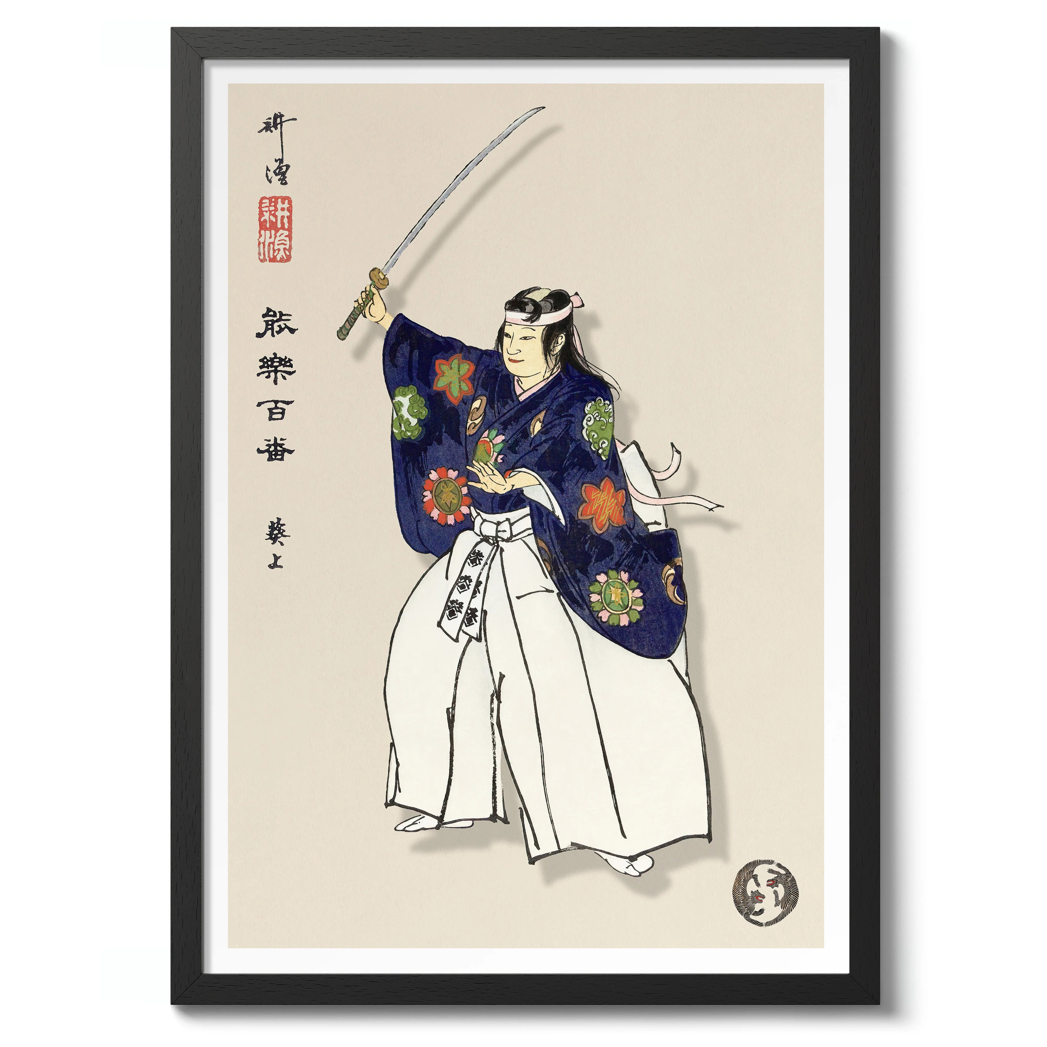 Actors in the Noh Play Eboshiori - Image 2