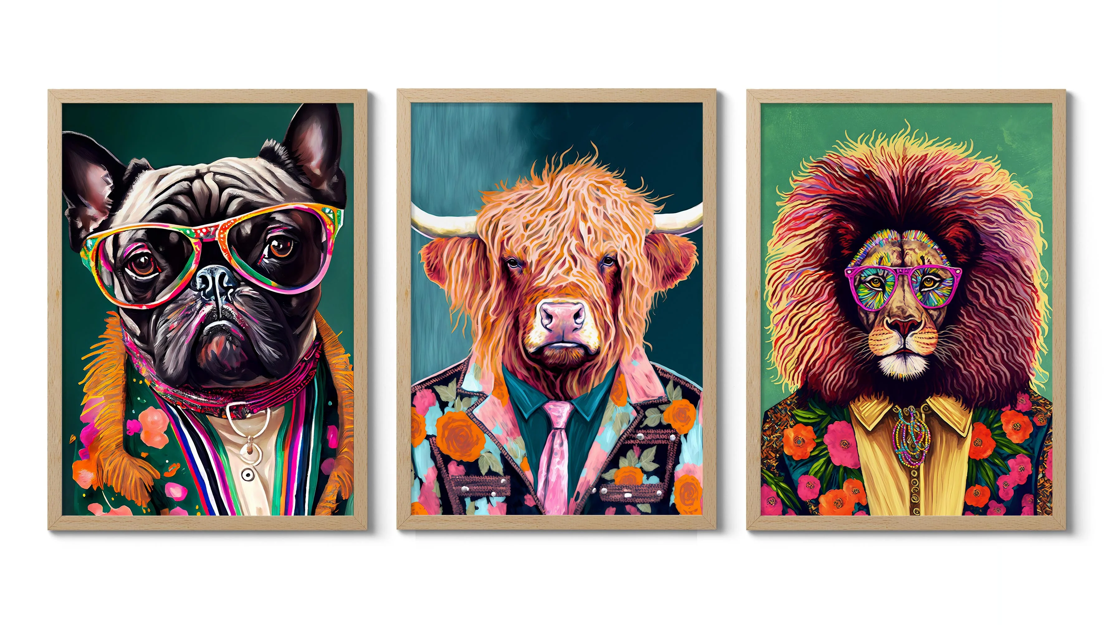 Animal Pop Art - Set of 3 - Image 2