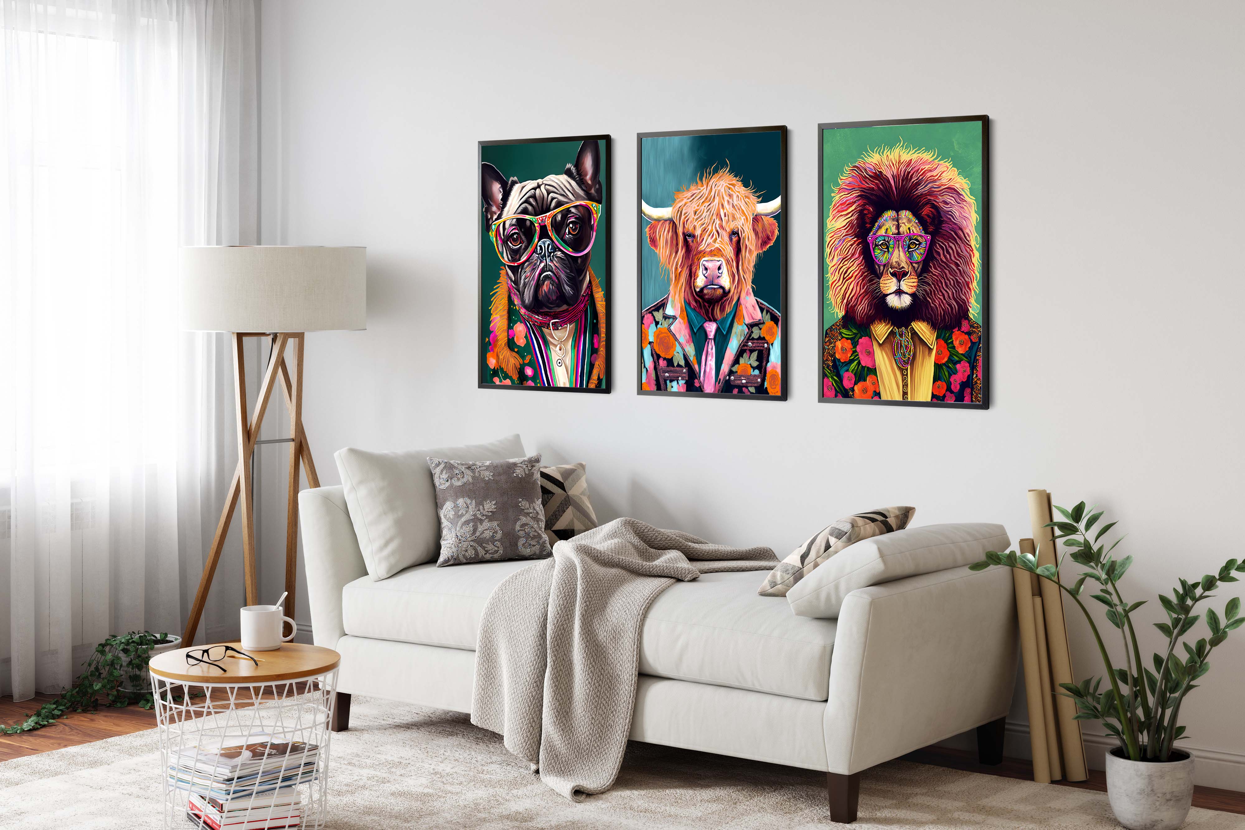 Animal Pop Art - Set of 3 - Image 4