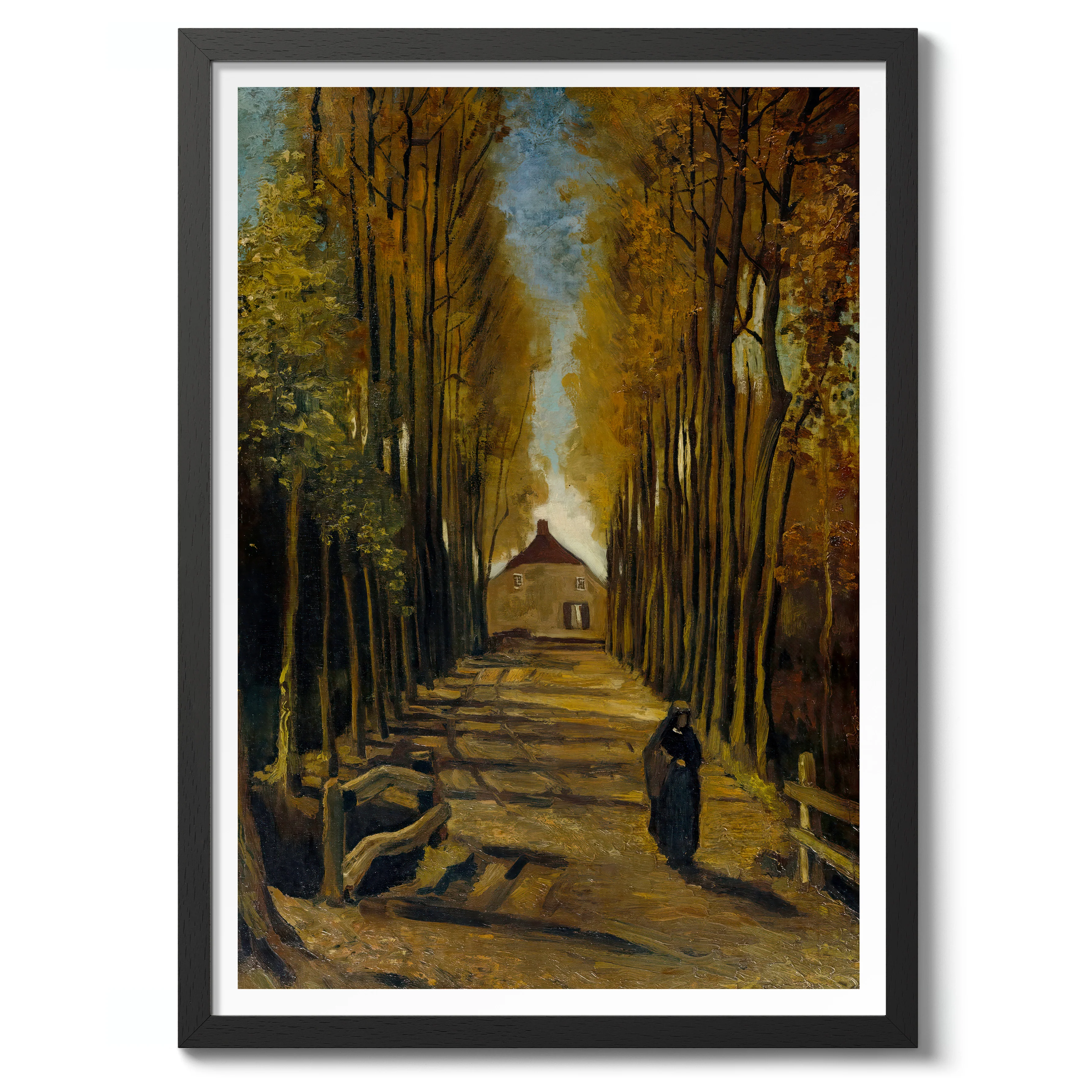 Avenue of Poplars in Autumn - Image 2