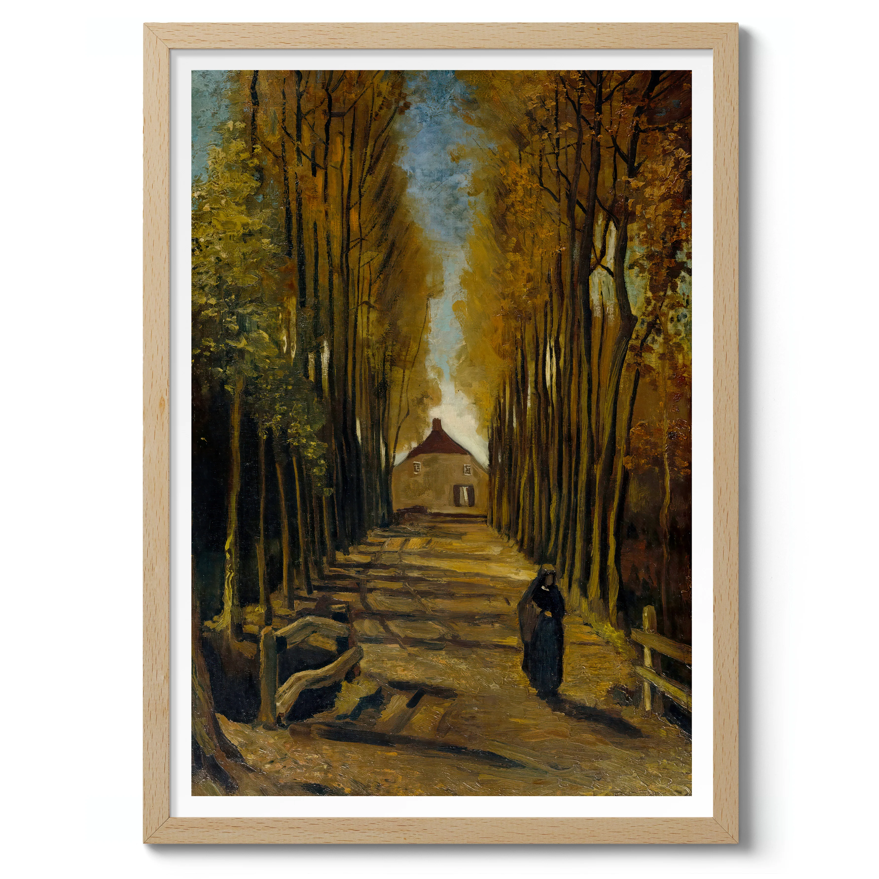 Avenue of Poplars in Autumn - Image 3