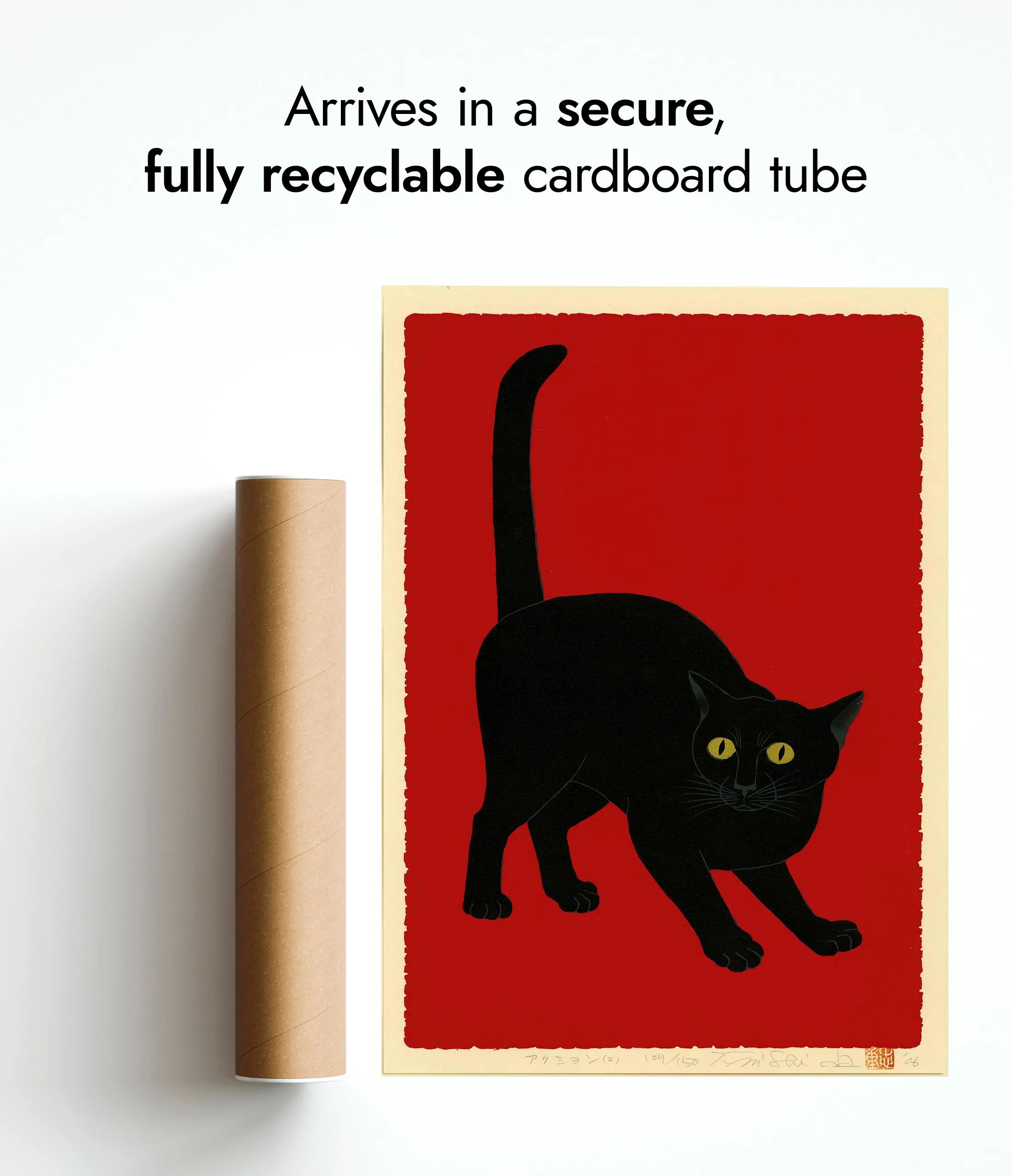Black Cat on Red - Image 9