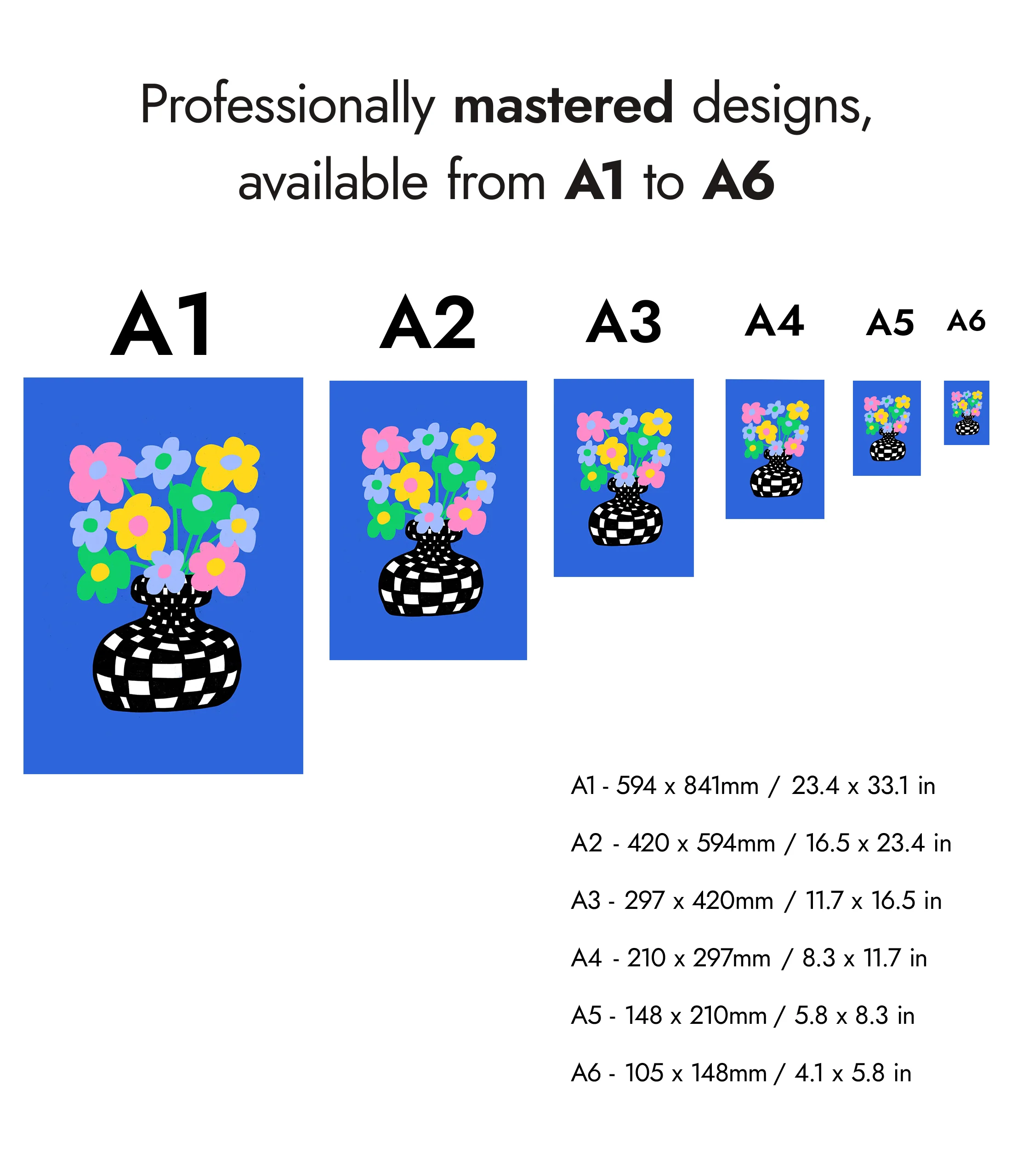 Blue Flower Vase - Image 8