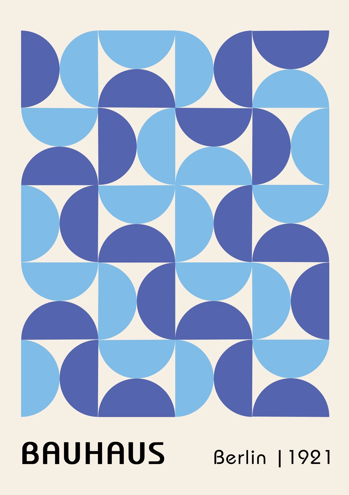 Blue Semi-Circles
