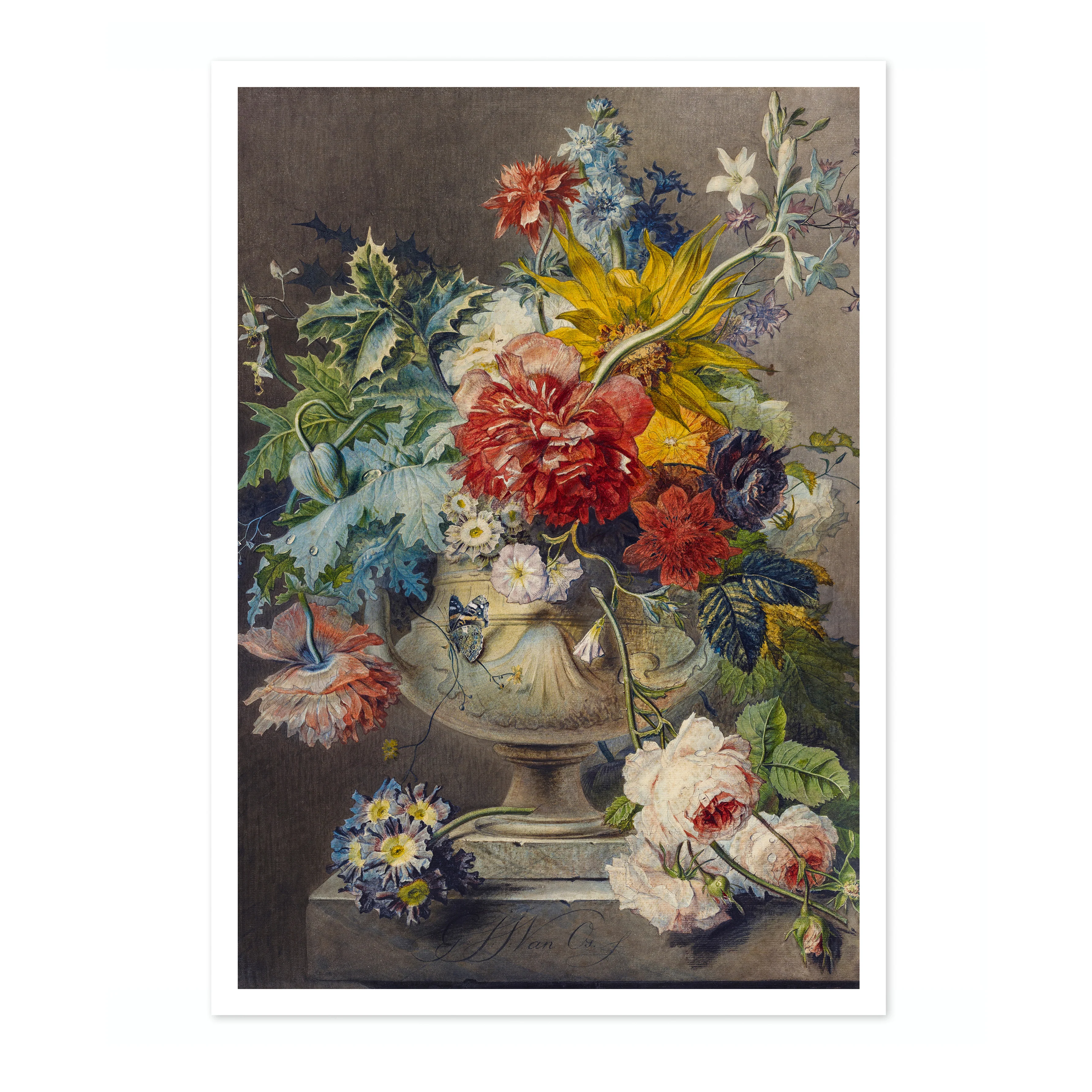 Bouquet of Flowers in a Vase - Image 4