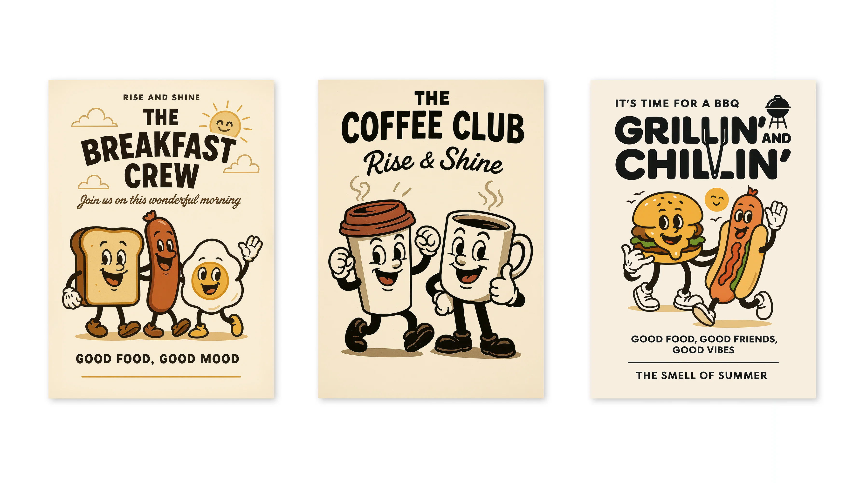 Breakfast Mascots Trio - Image 3