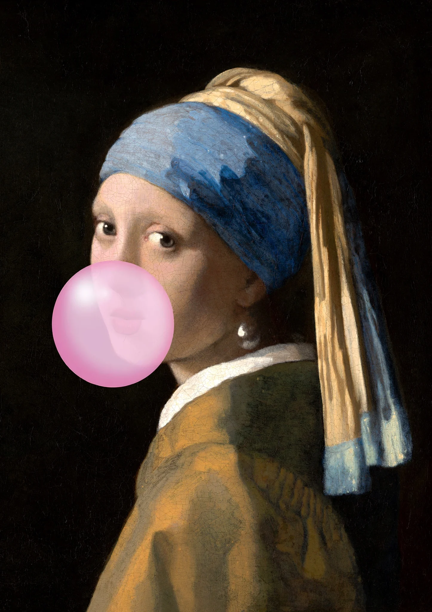 Bubblegum Pearl Earring