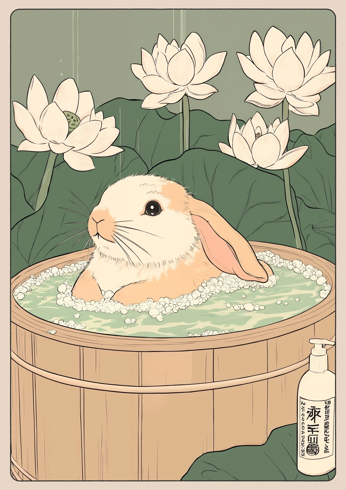 Bunny Rabbit Bathtime