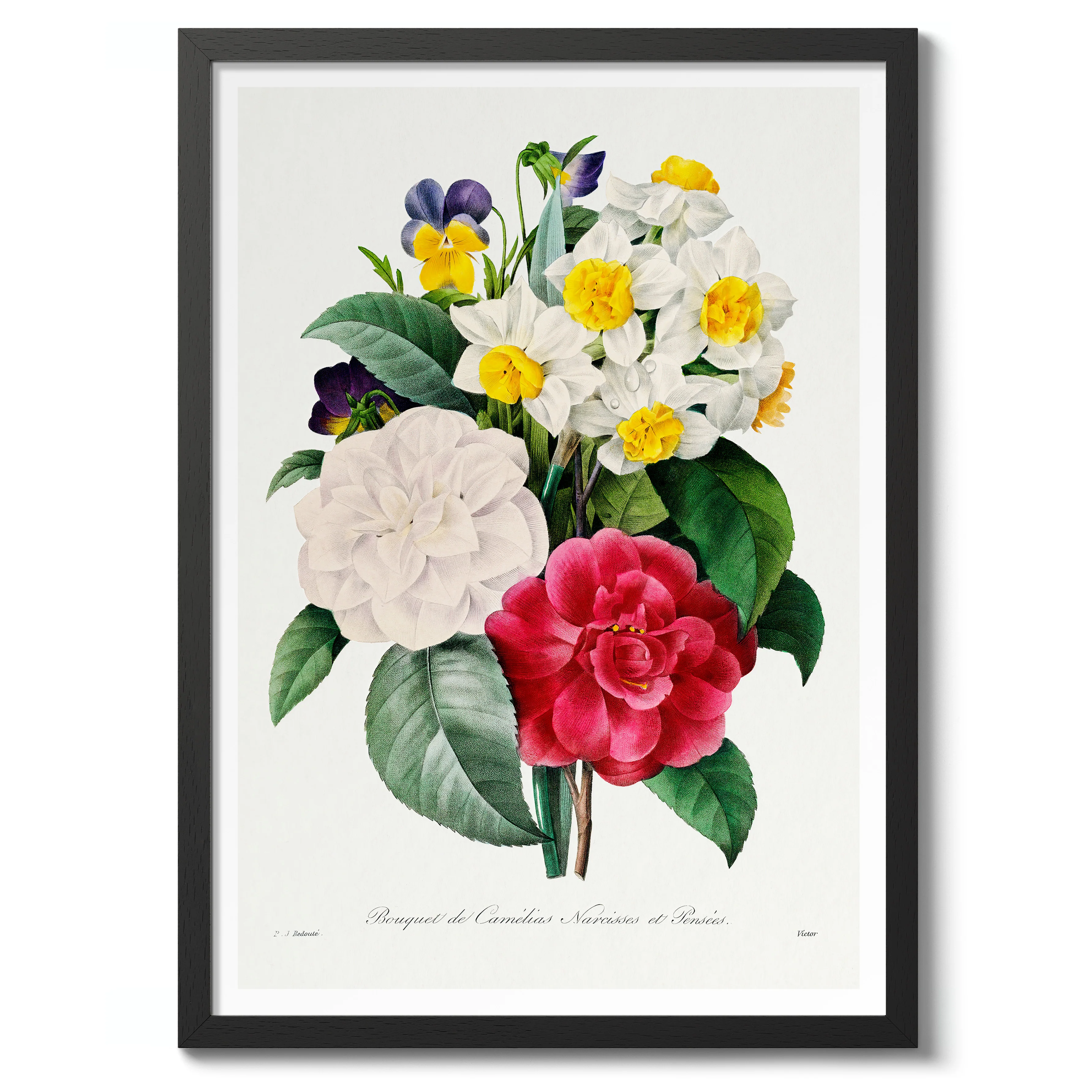 Camellia and Pansy Bouquet - Image 2