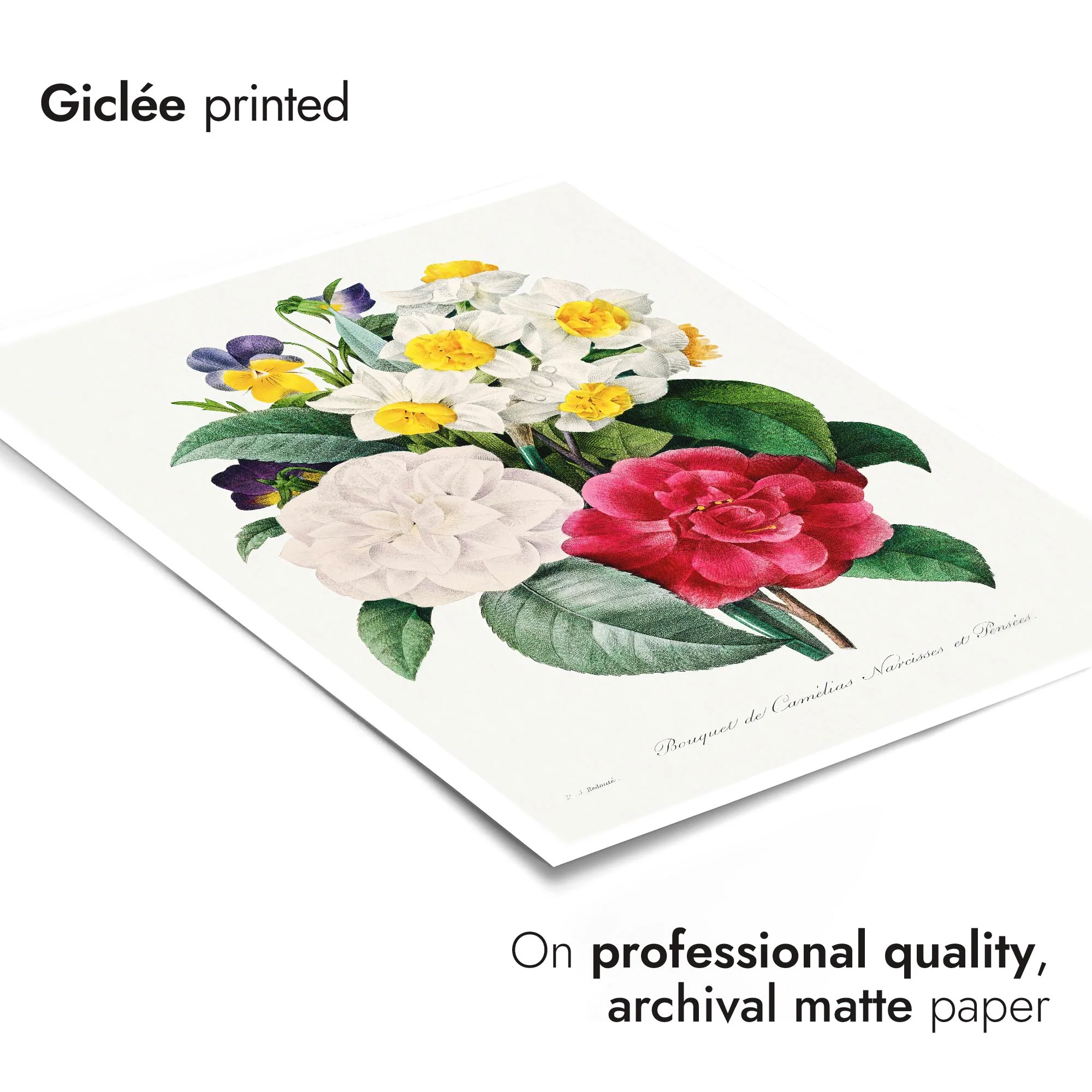 Camellia and Pansy Bouquet - Image 6