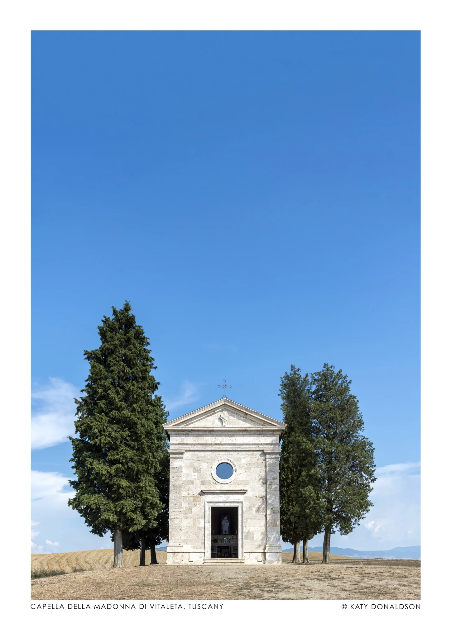 Capella Della Madonna Di Vitaleta, Tuscany Portrait