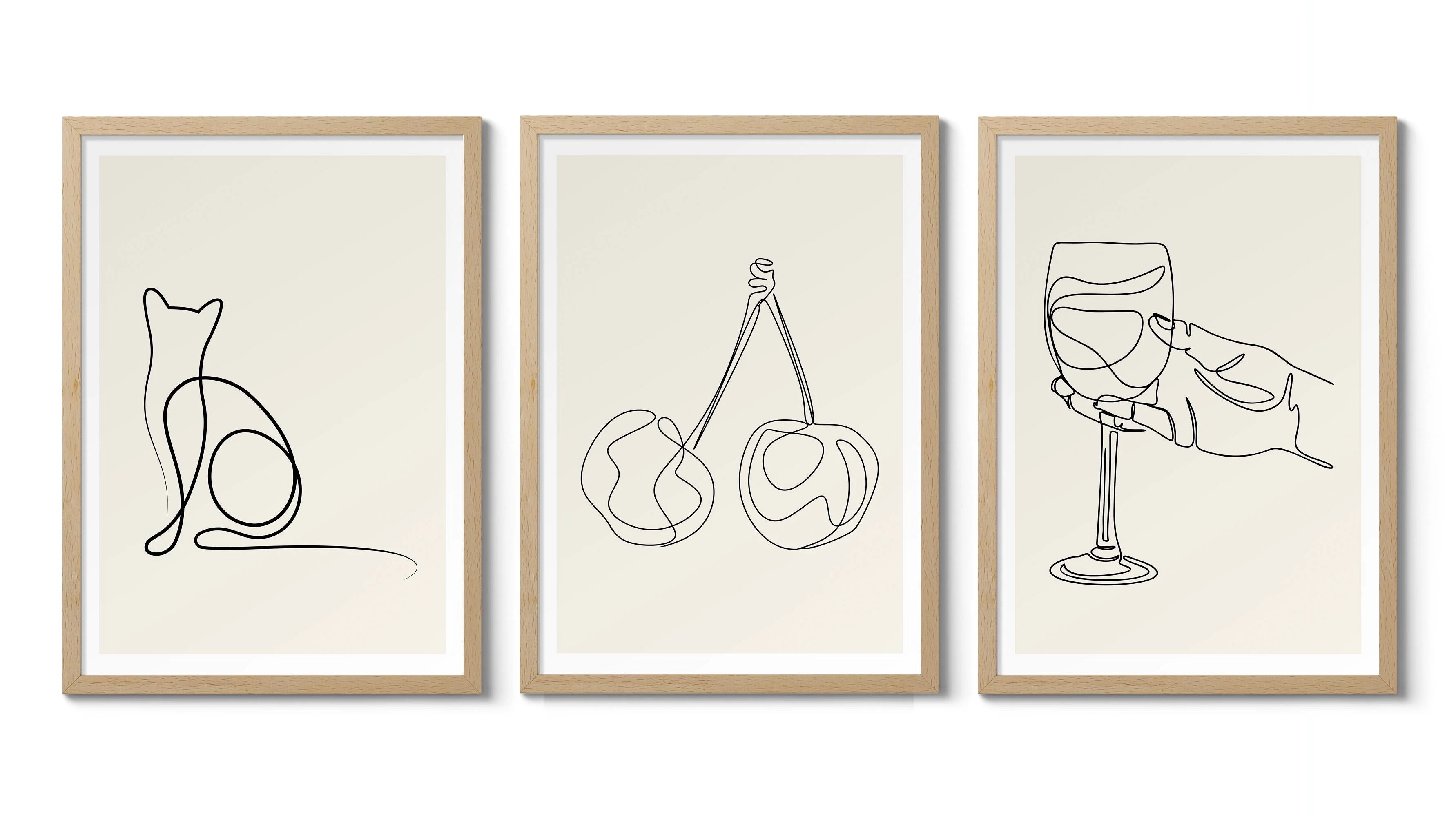 Cat, Cherry & Wine - Image 2