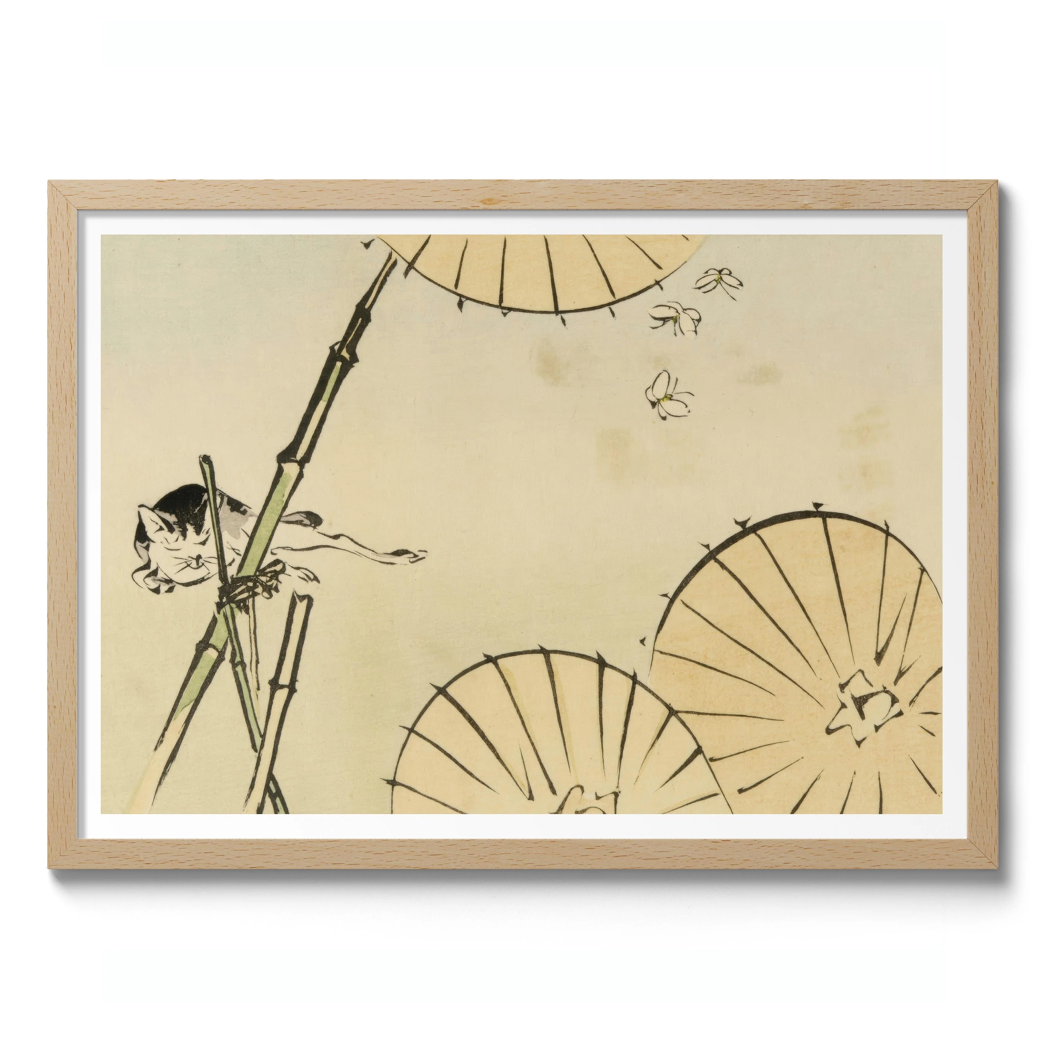 Cat, Umbrellas & Butterflies - Image 3