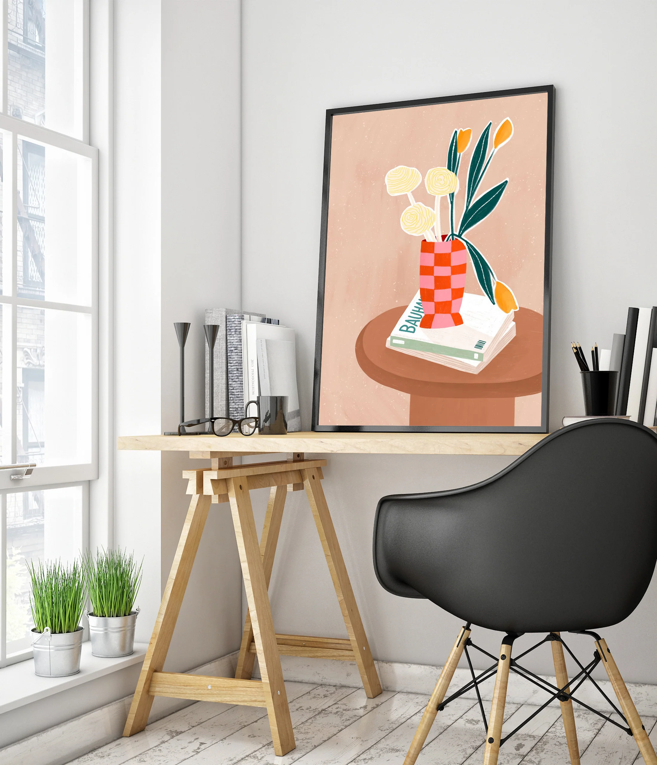 Chequered Vase - Image 5