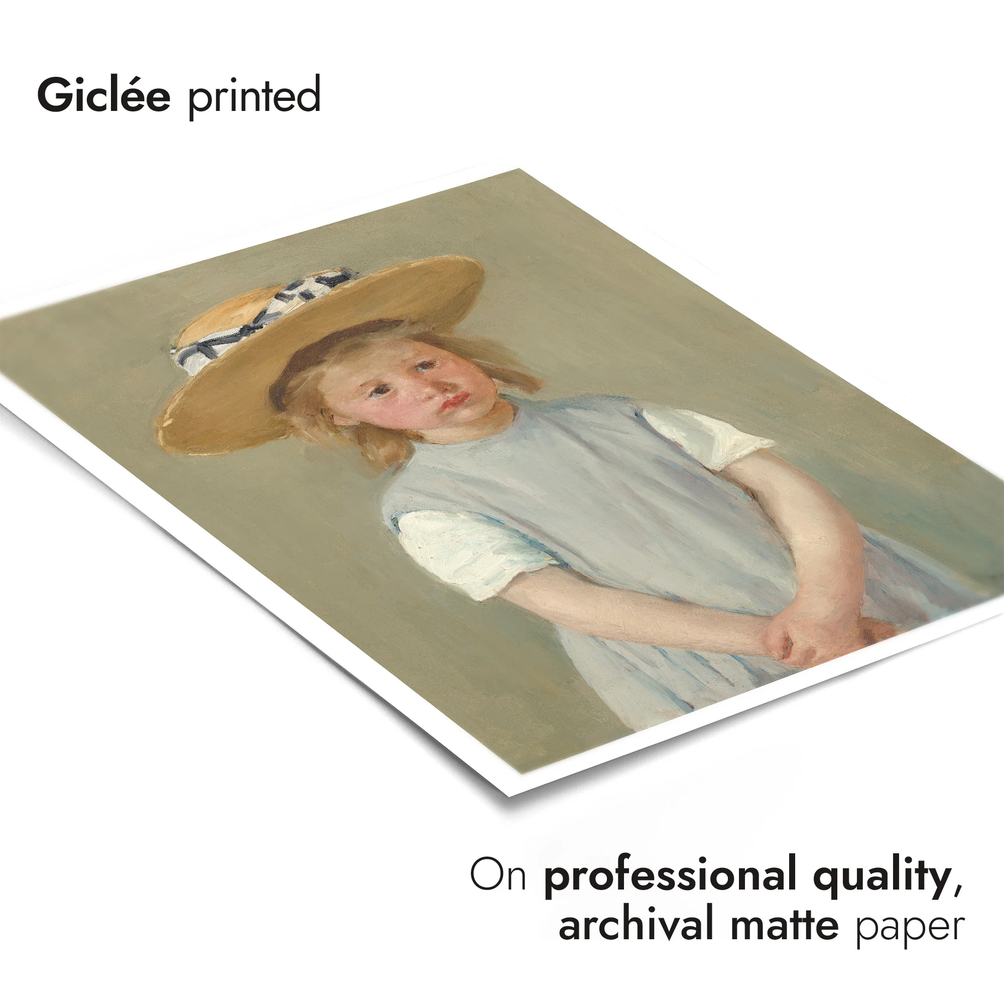 Child in a Straw Hat - Image 6
