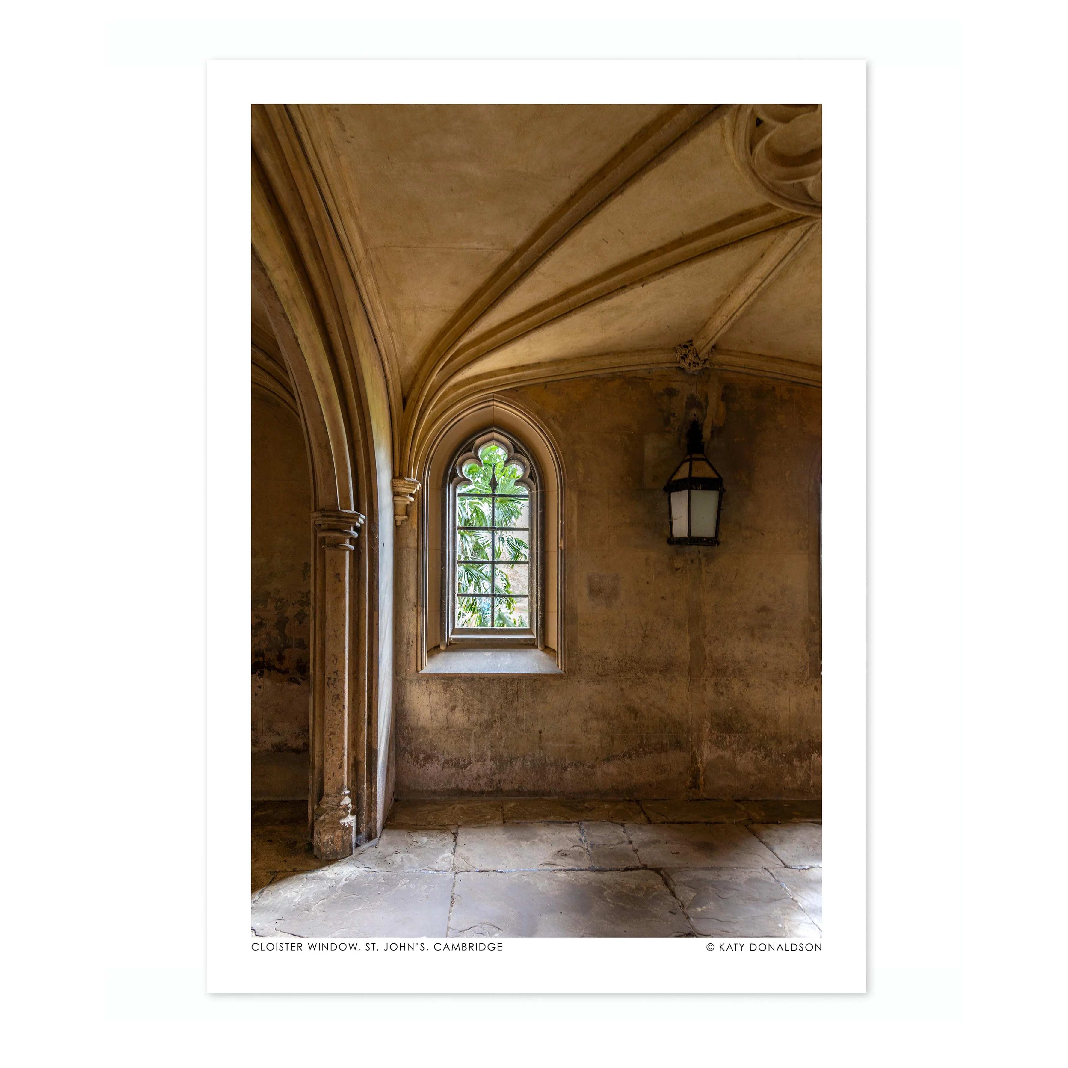 Cloister Window, St. John's, Cambridge - Image 4