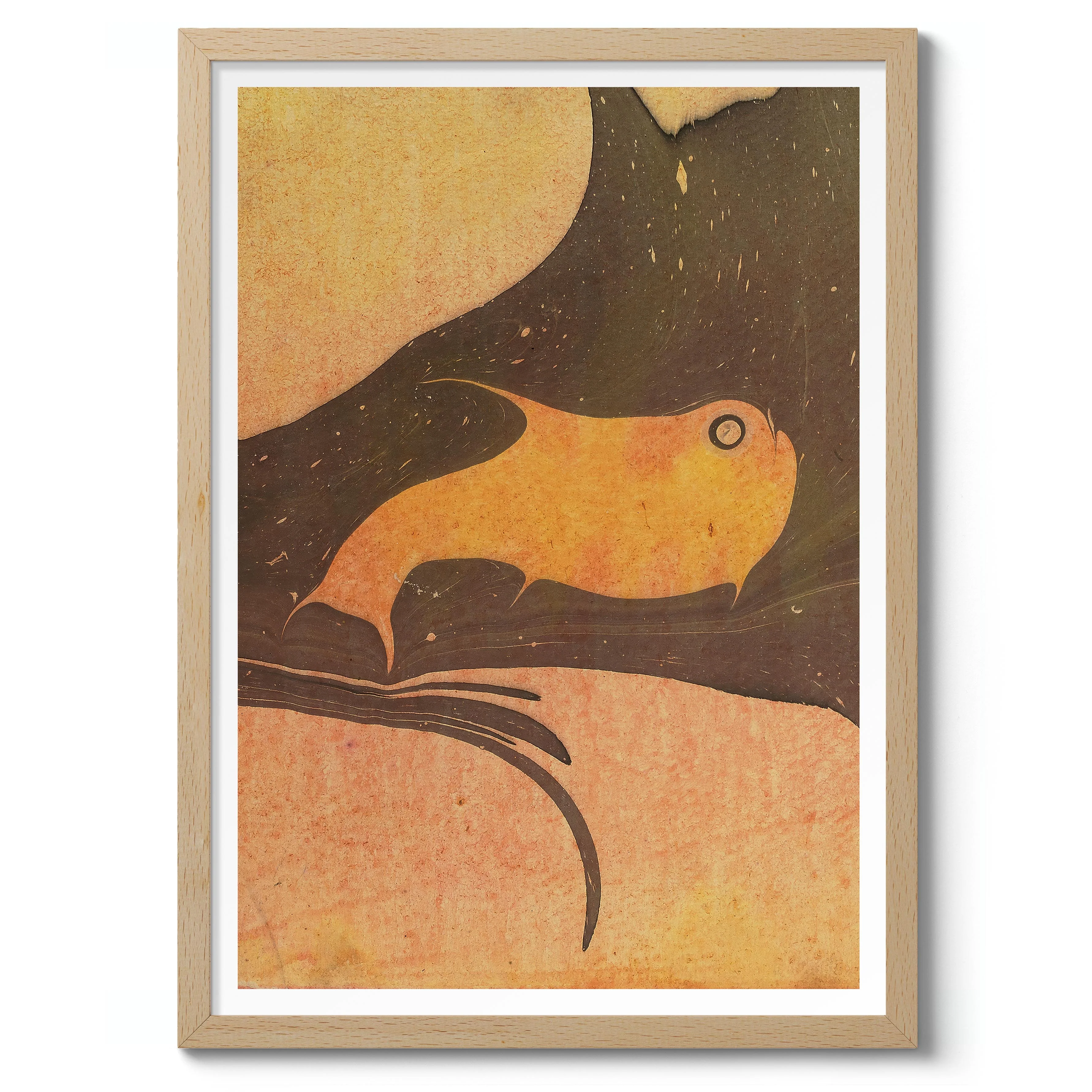 Composition in Brown and Yellow-Orange (The Little Whale) - Image 3