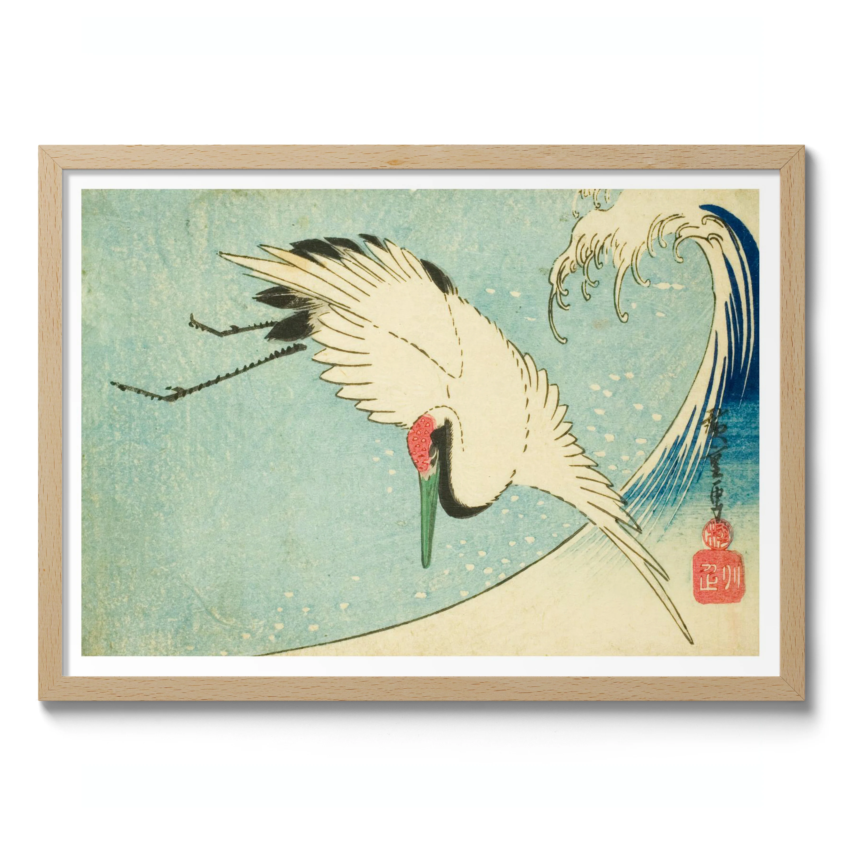 Crane Lying Over Wave - Image 3
