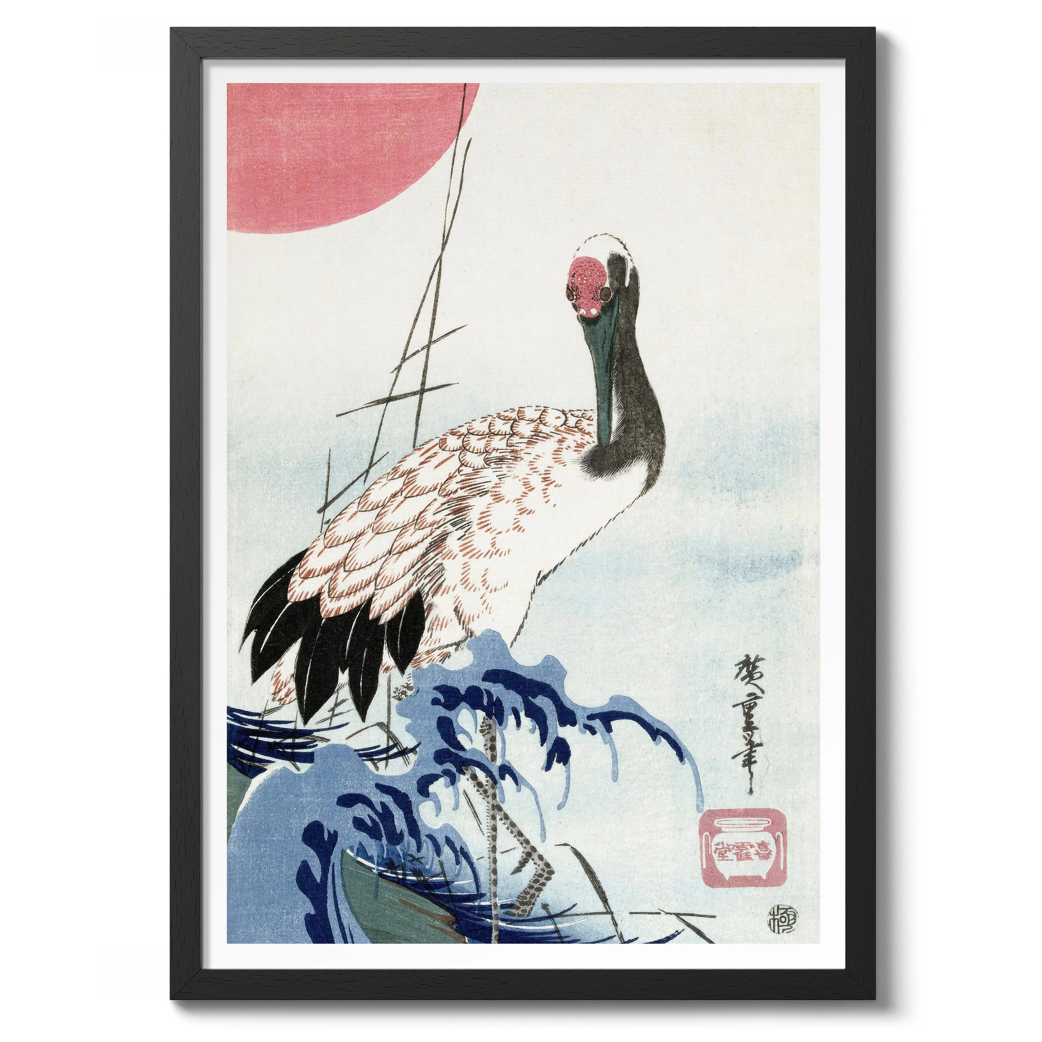 Crane, Wave & Rising Sun - Image 2