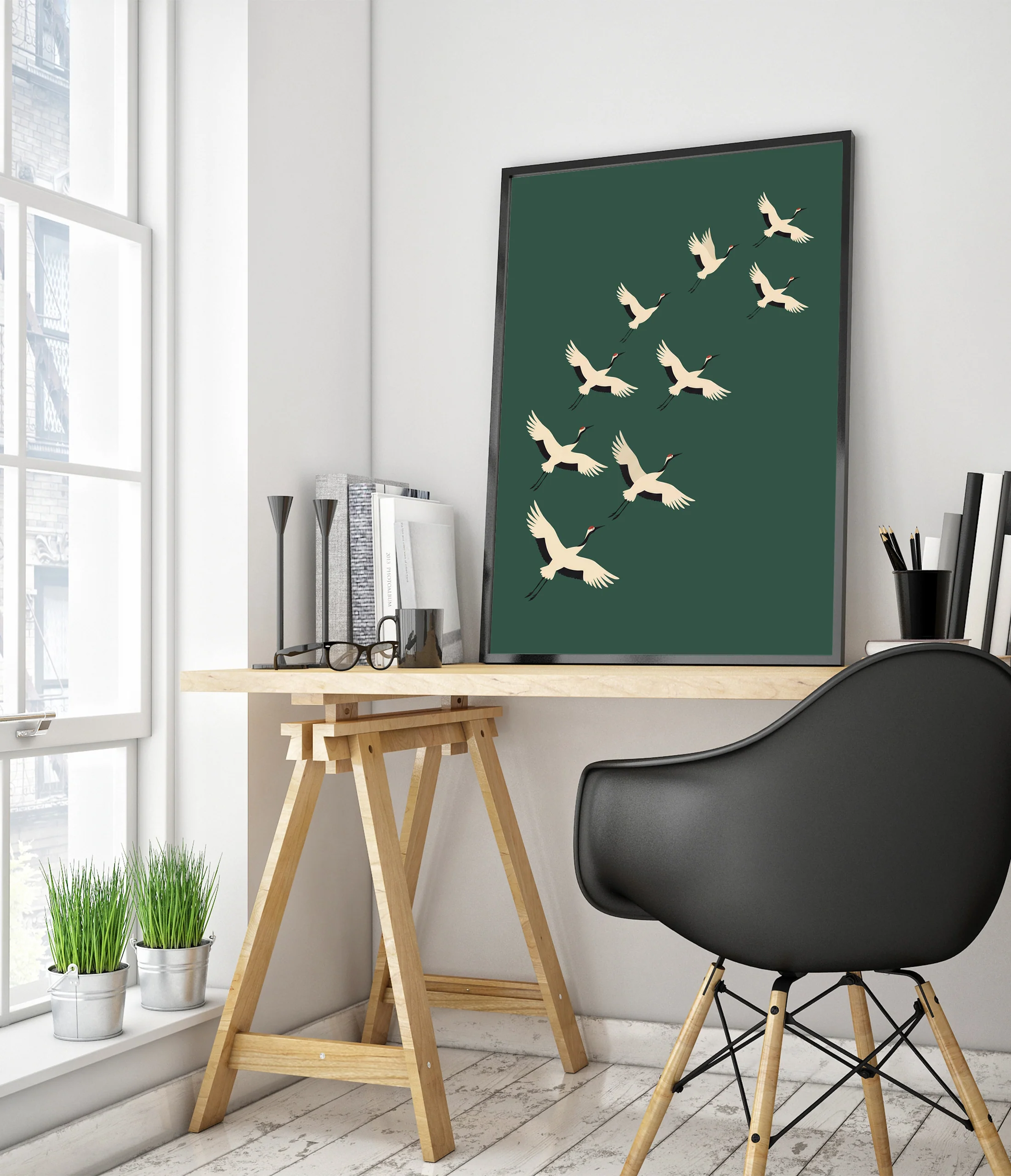 Cranes Taking Flight - Image 5