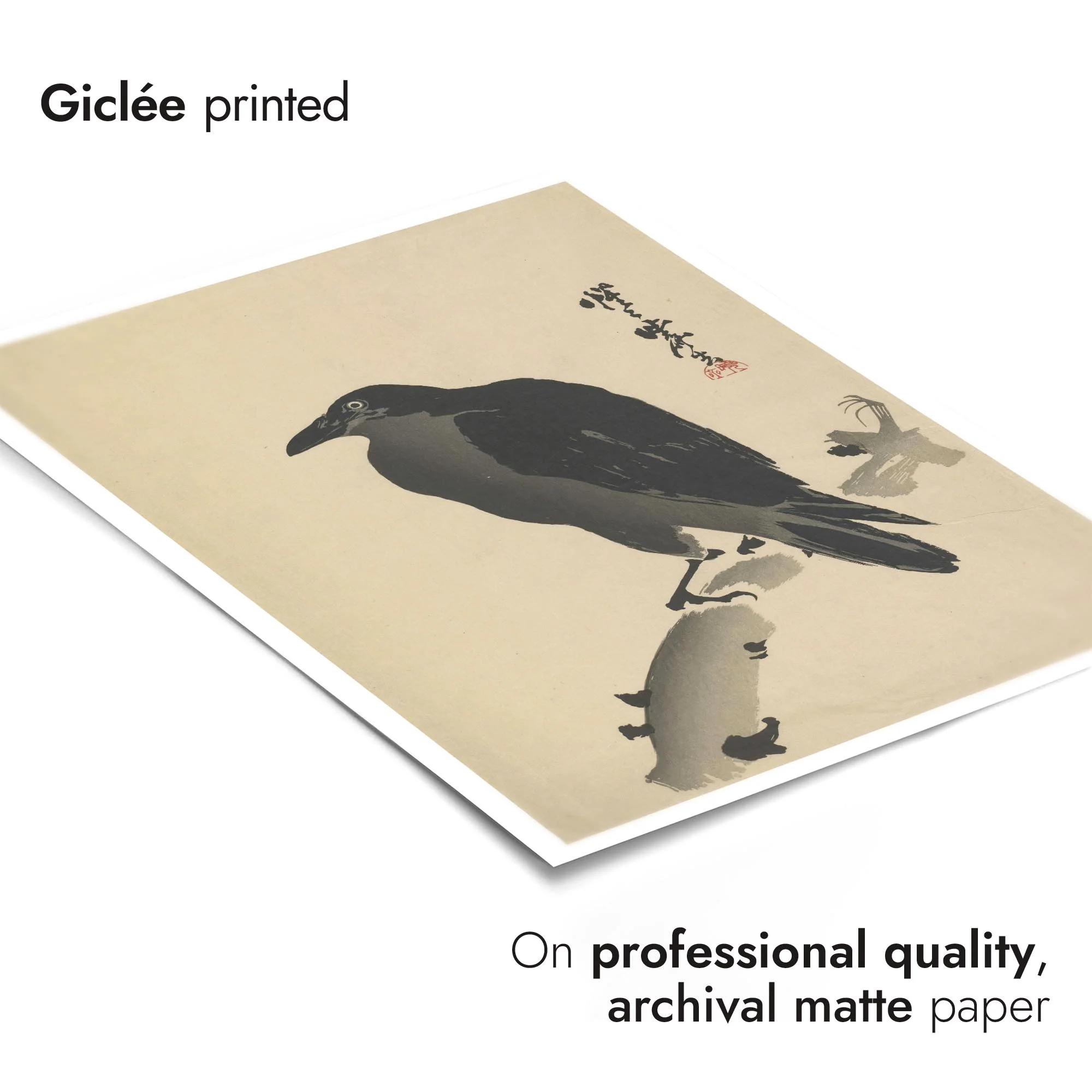 Crow on a Withered Branch - Image 6