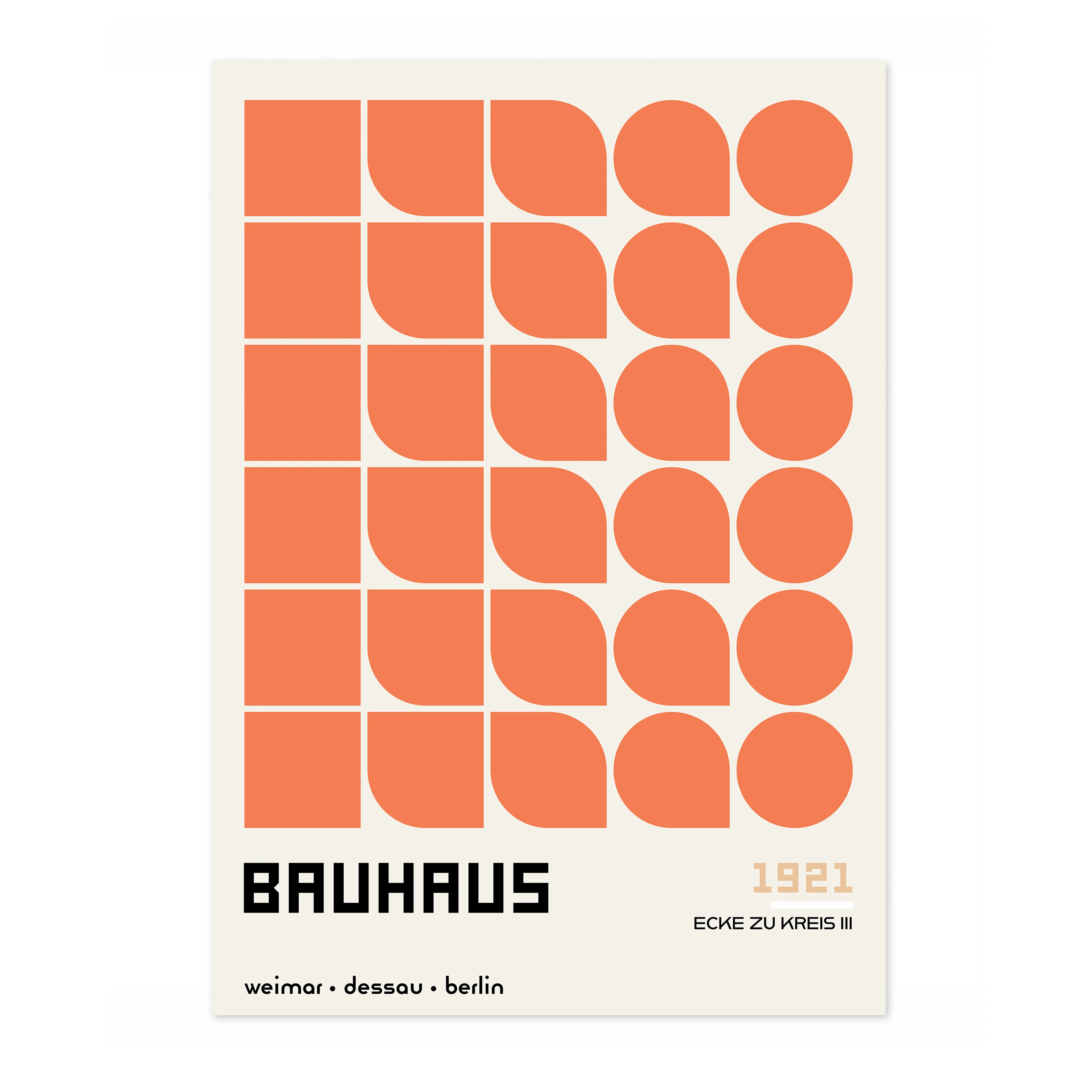 Ecke zu Kreis, in Orange - Image 4