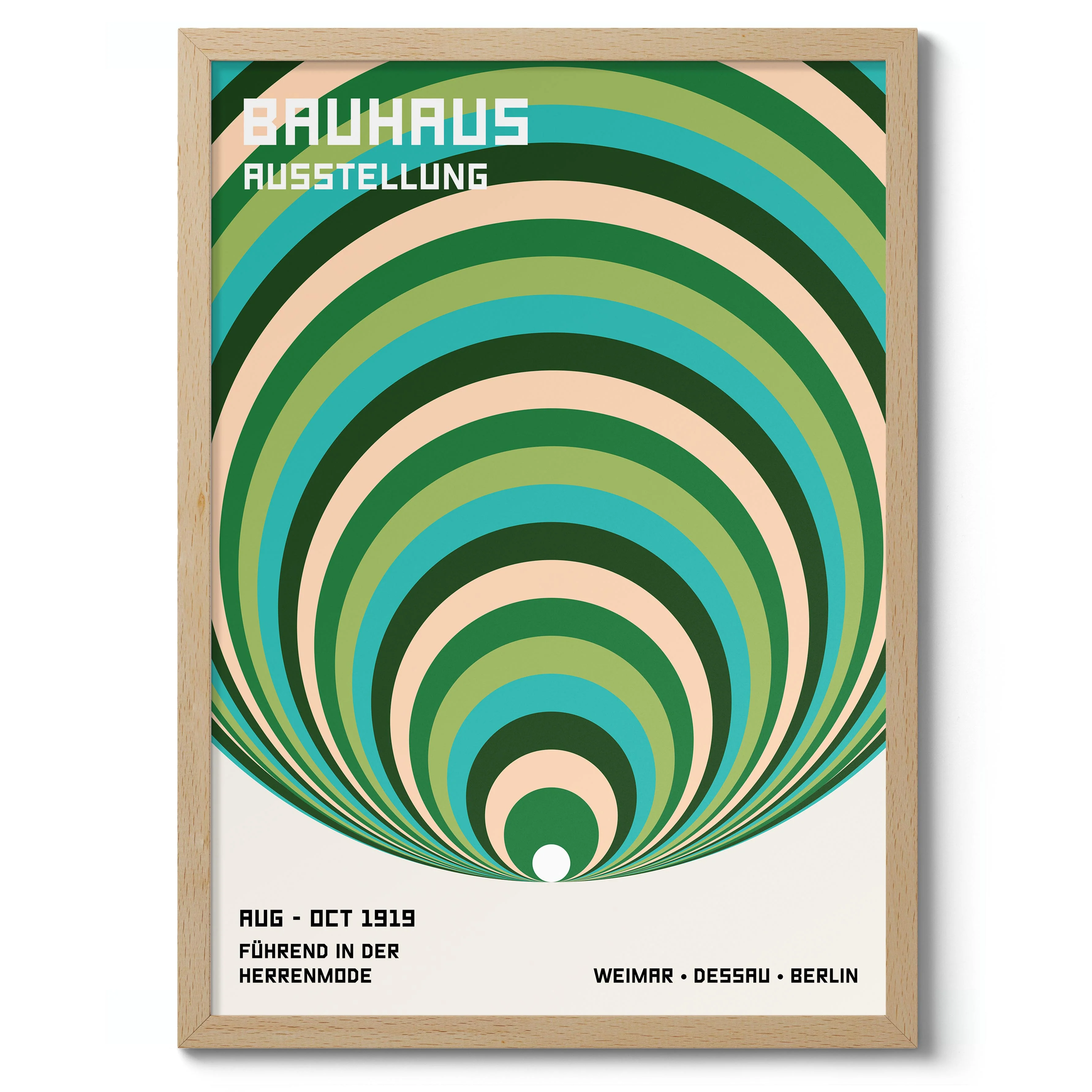 Expanding Circles, Green - Image 3
