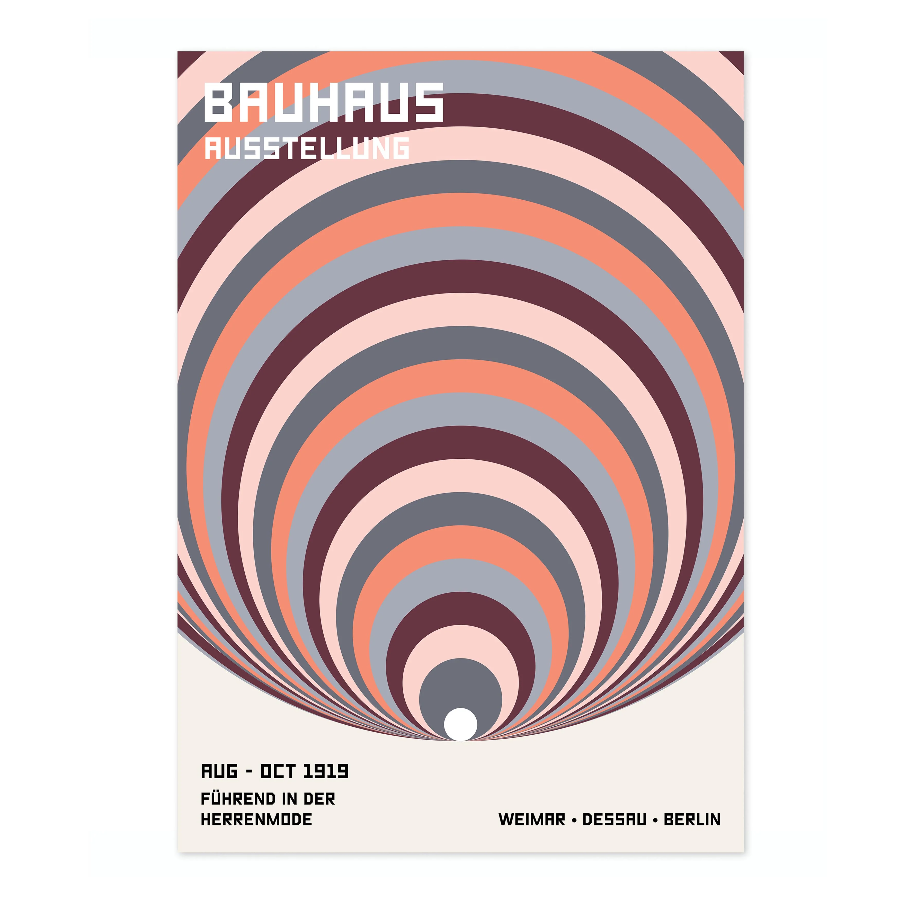 Expanding Circles, Pink - Image 4