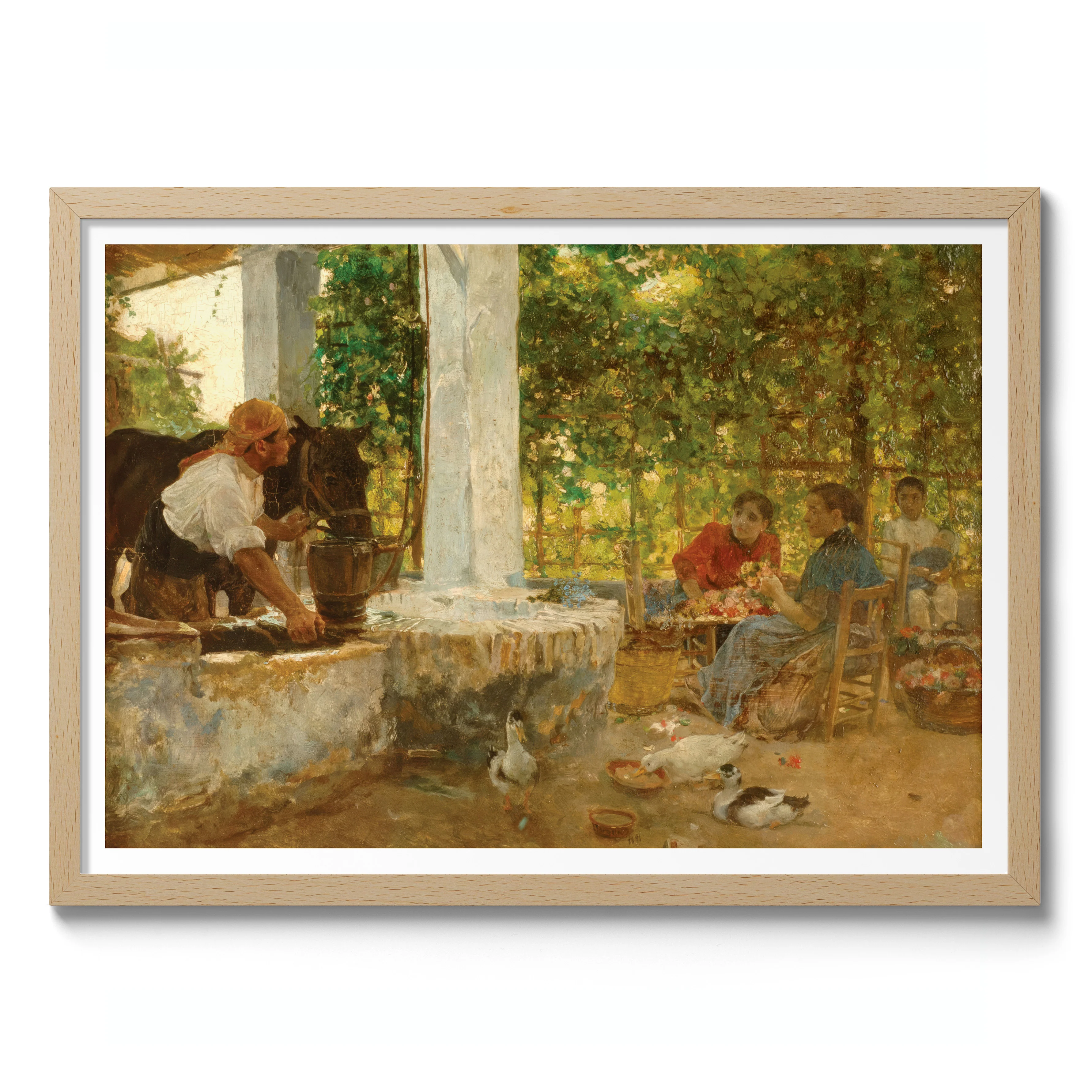 Figures Under a Bower, Florists - Image 3