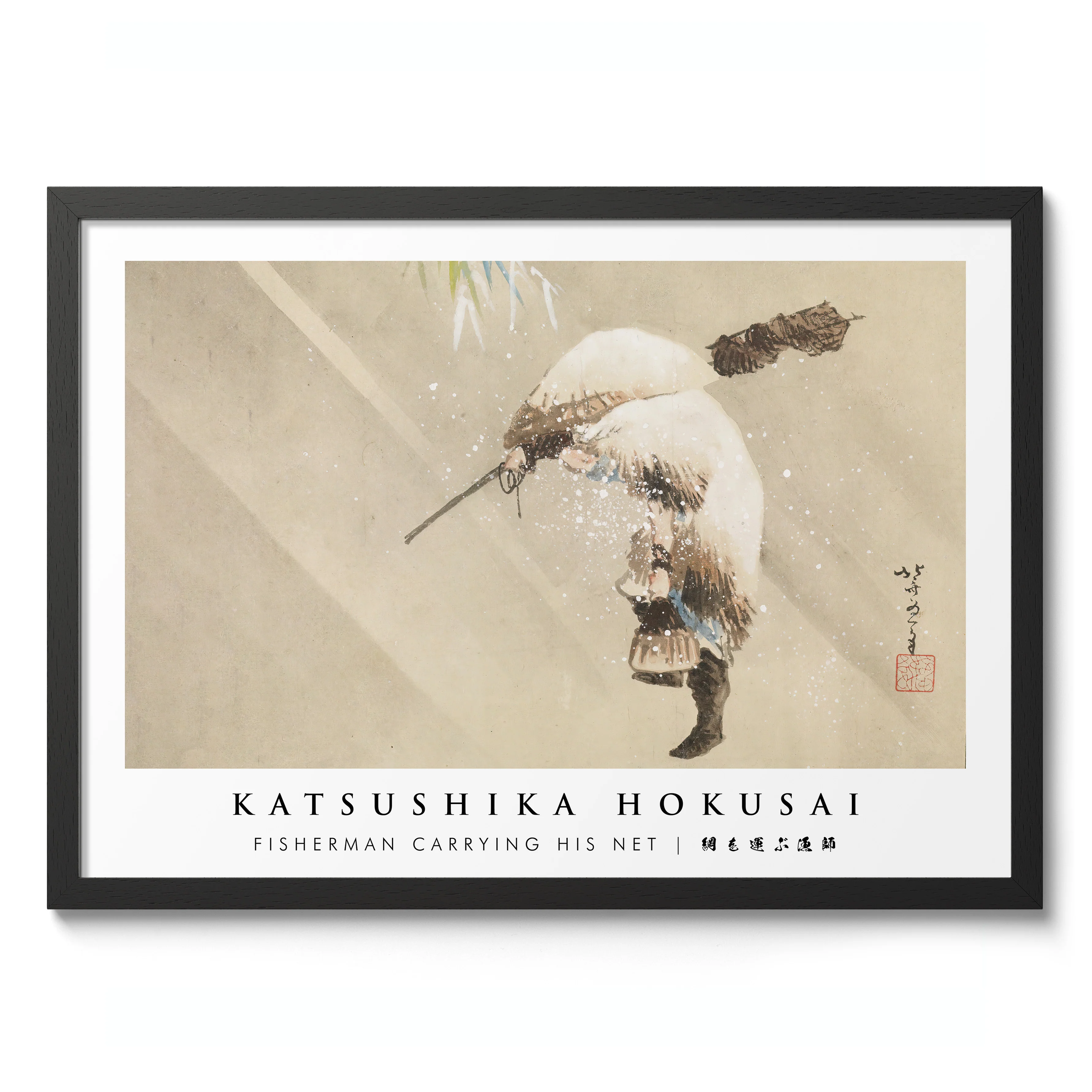 Fisherman Carrying His Net - Image 2