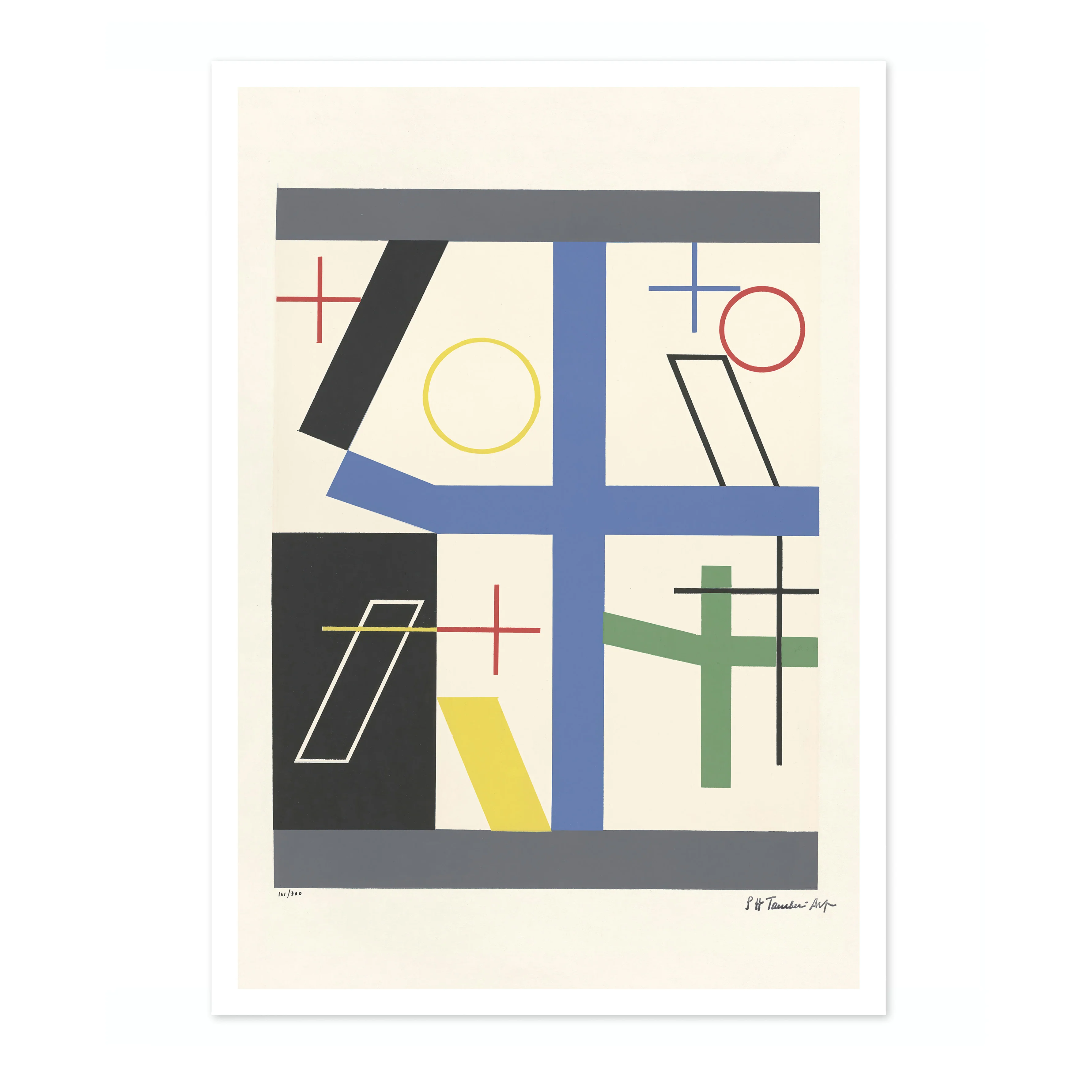 Four Spaces with Broken Cross, Plate 14 - Image 4