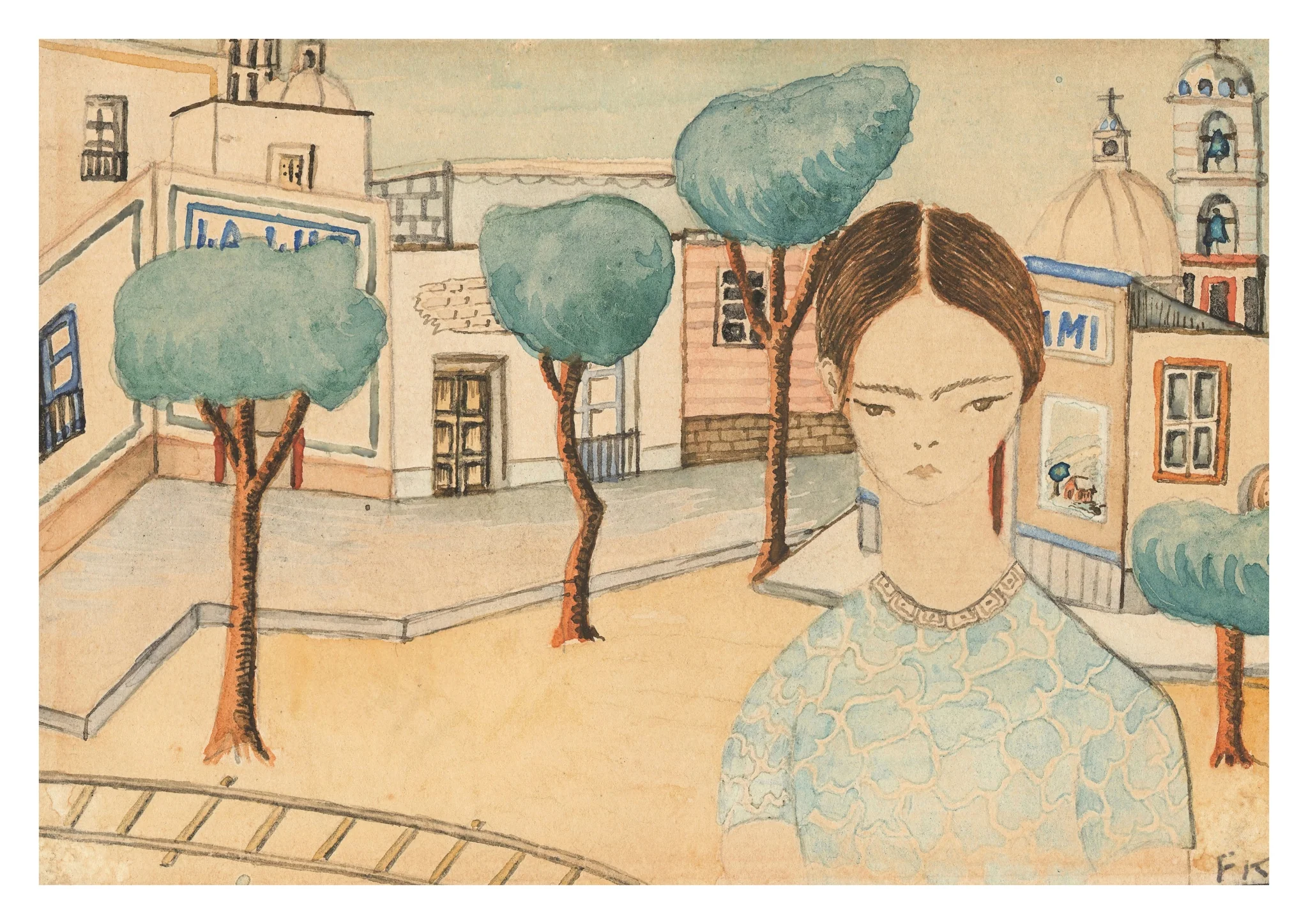Frida in Watercolour
