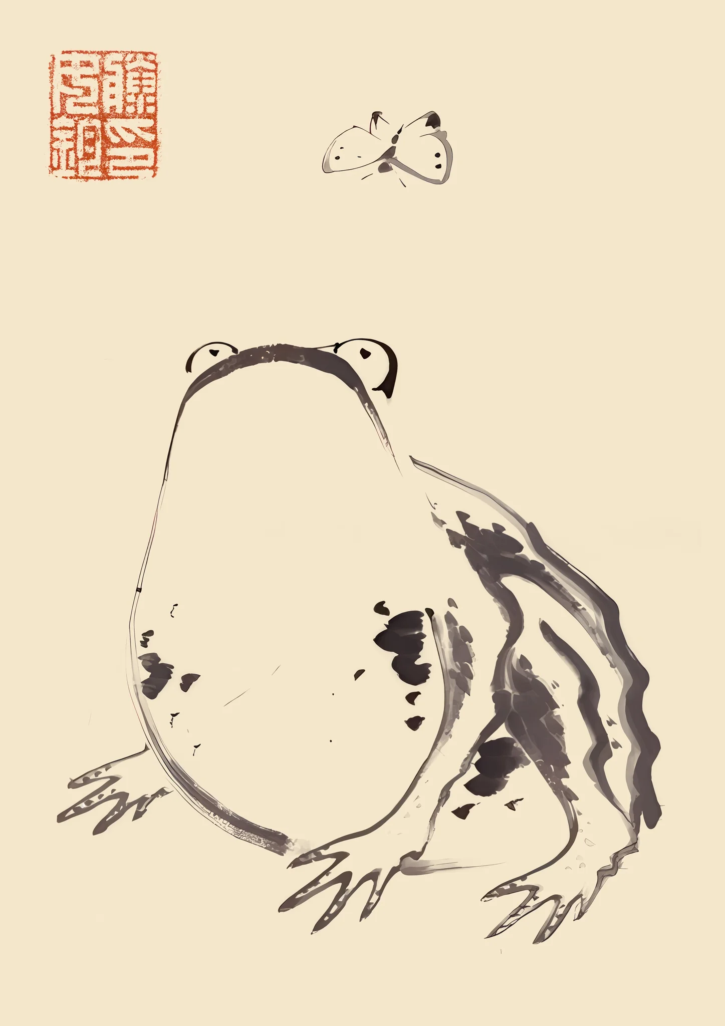 Frog & Butterfly