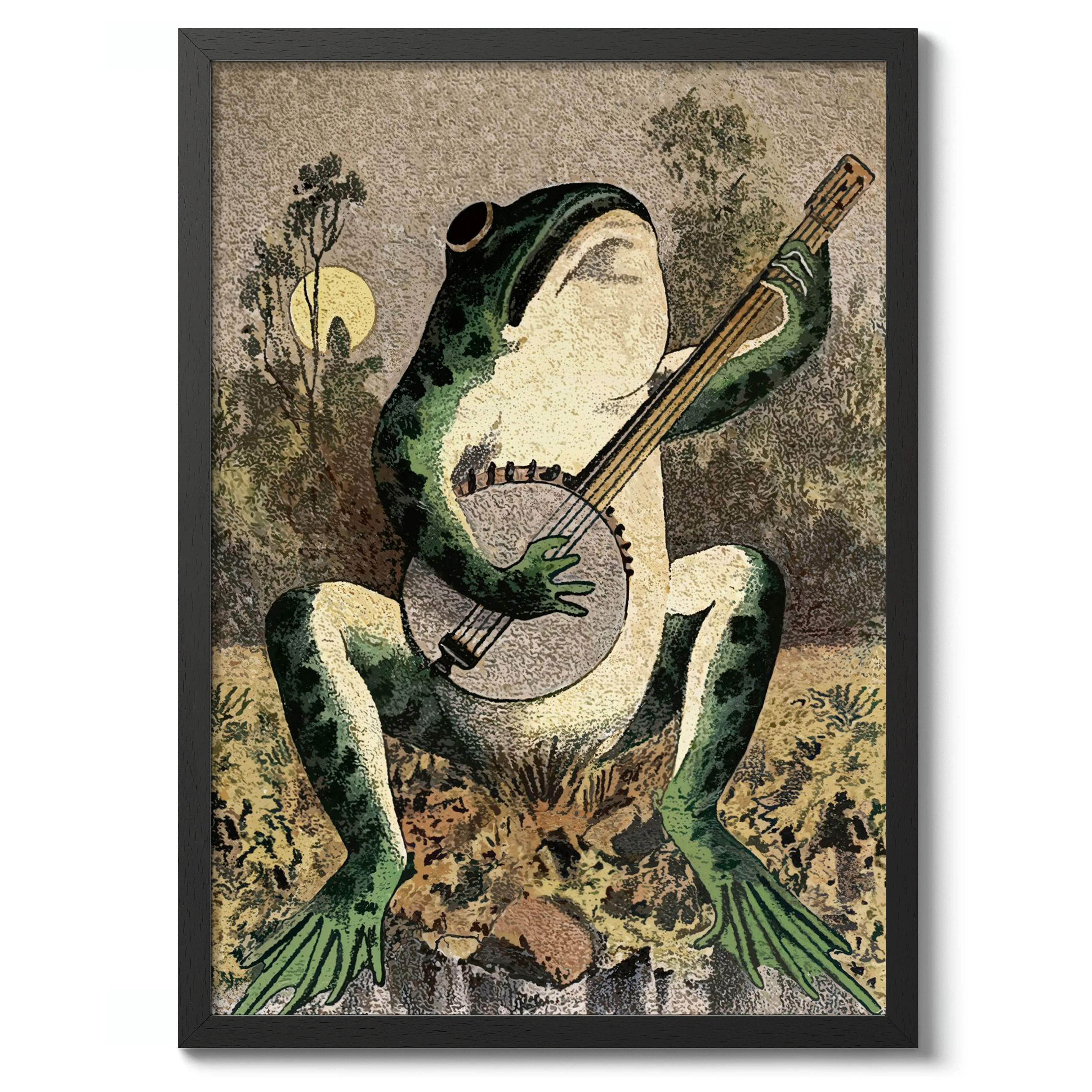 Frog Playing Banjo - Image 2