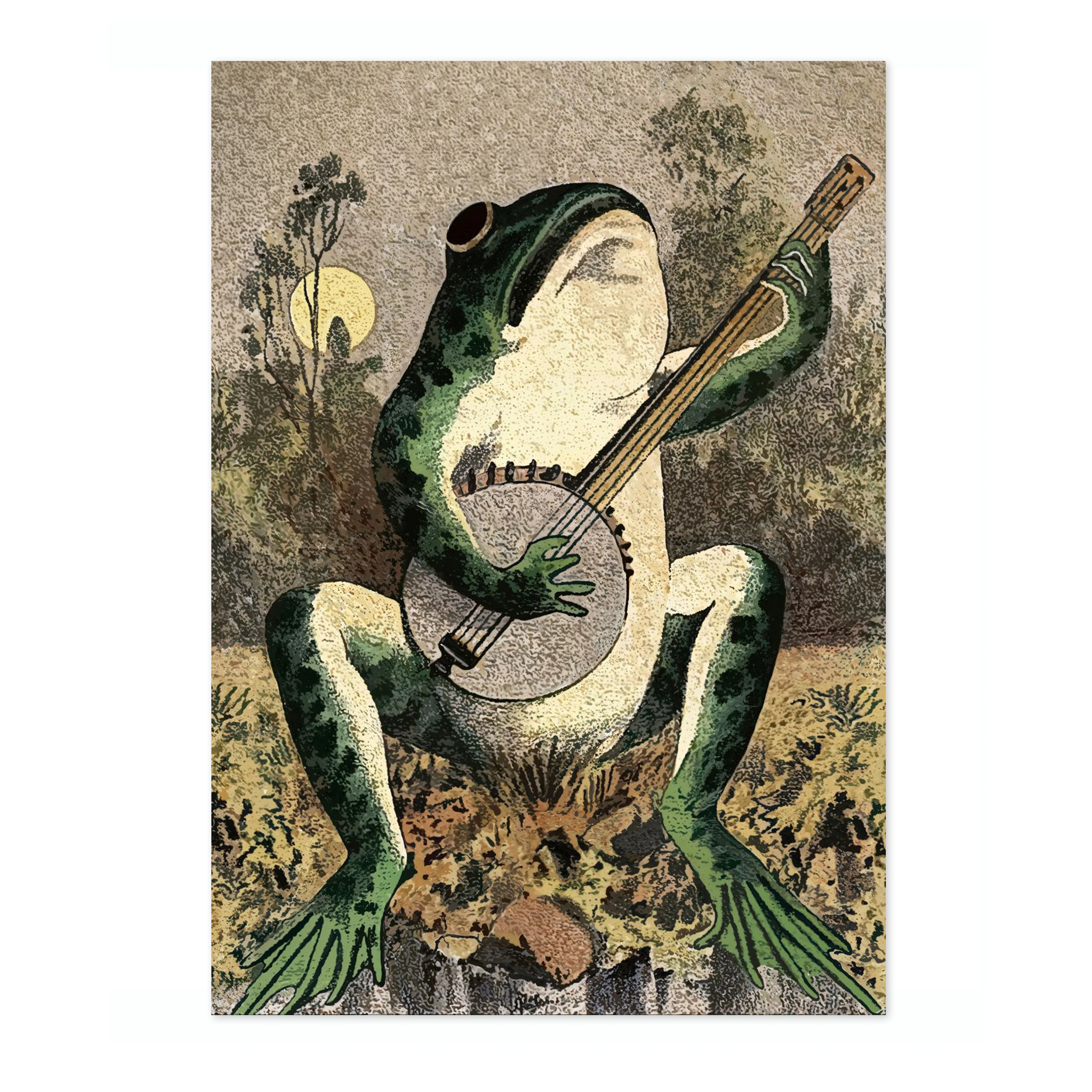 Frog Playing Banjo - Image 4