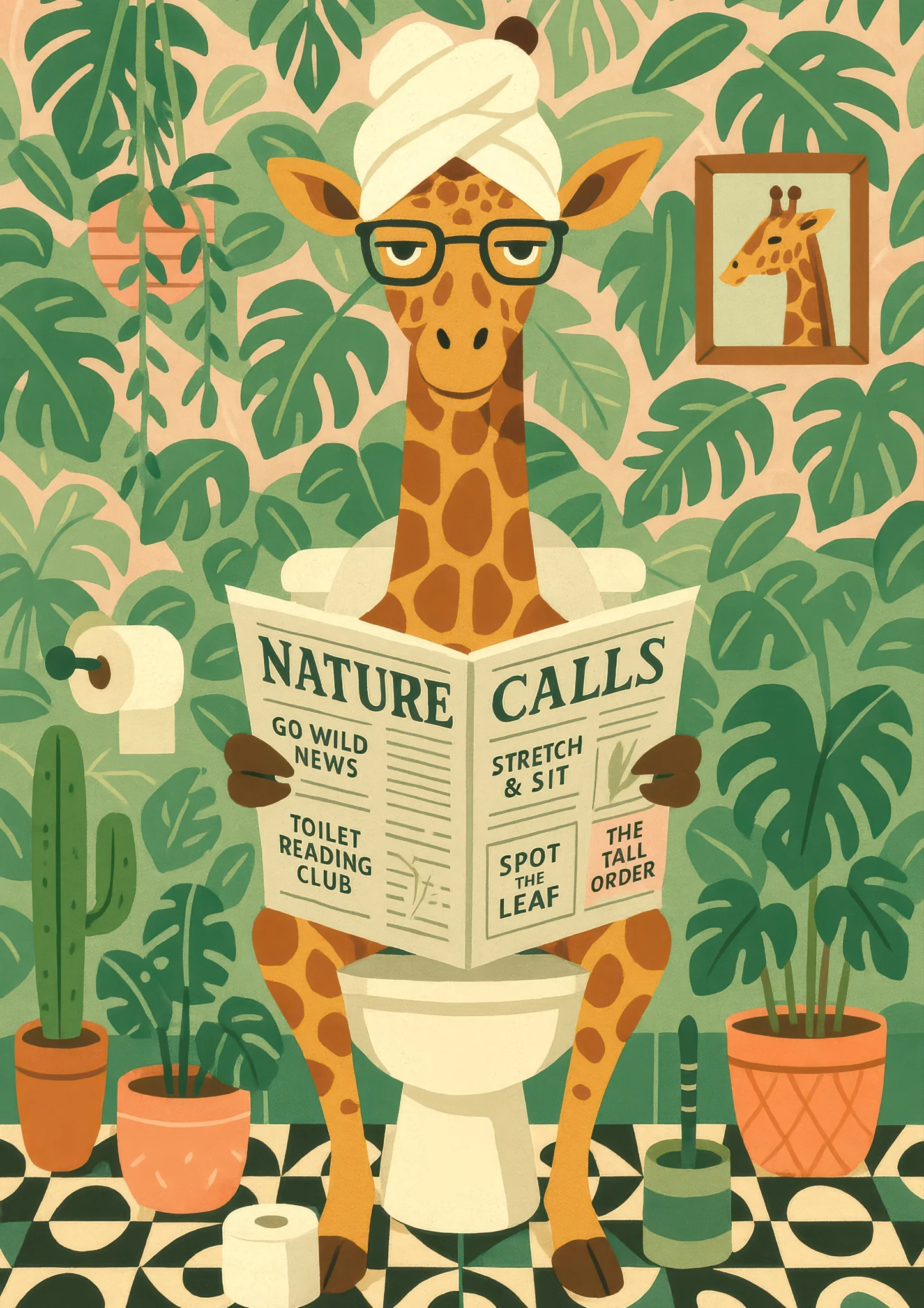 Giraffe Toilet