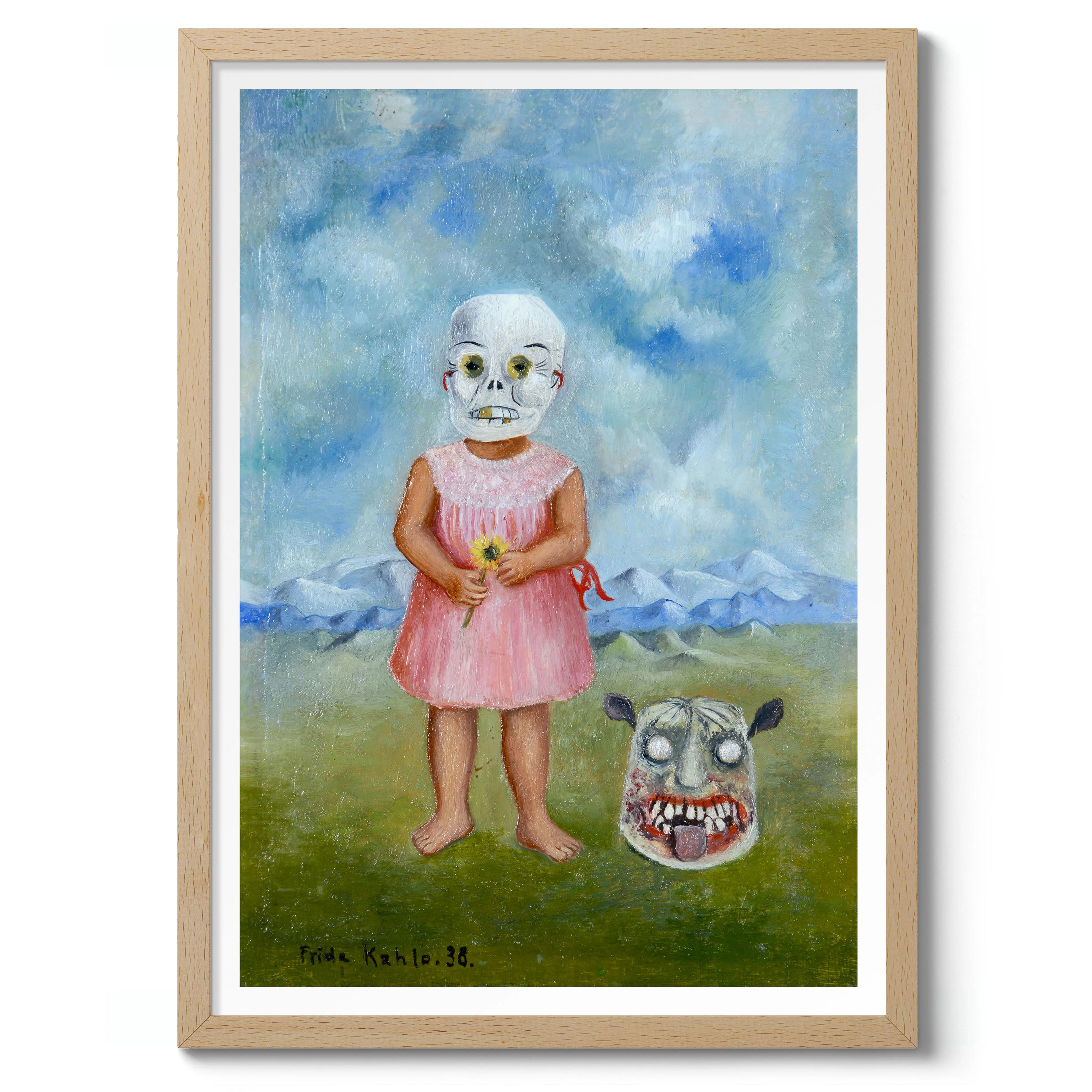 Girl with Death Mask - Image 3