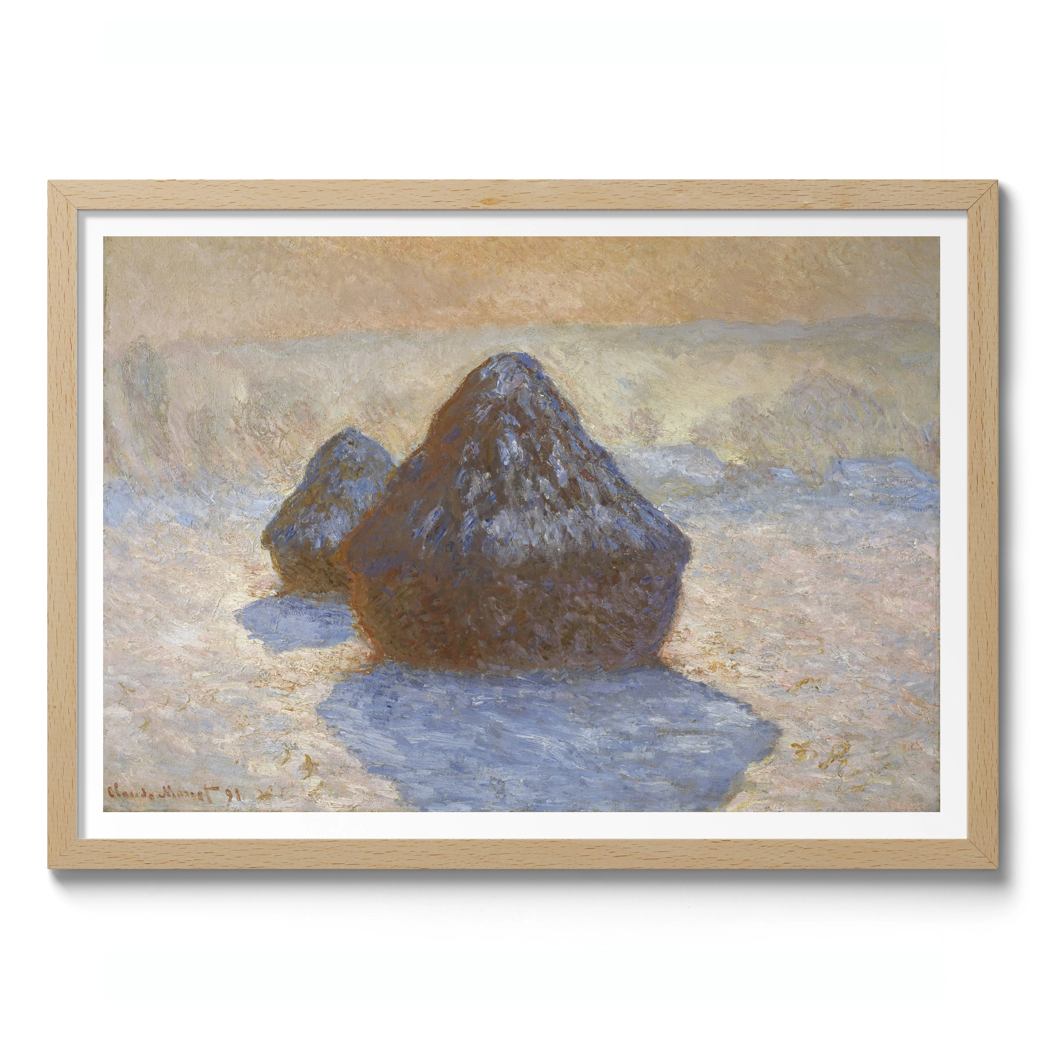 Haystacks, Snow Effect - Image 3