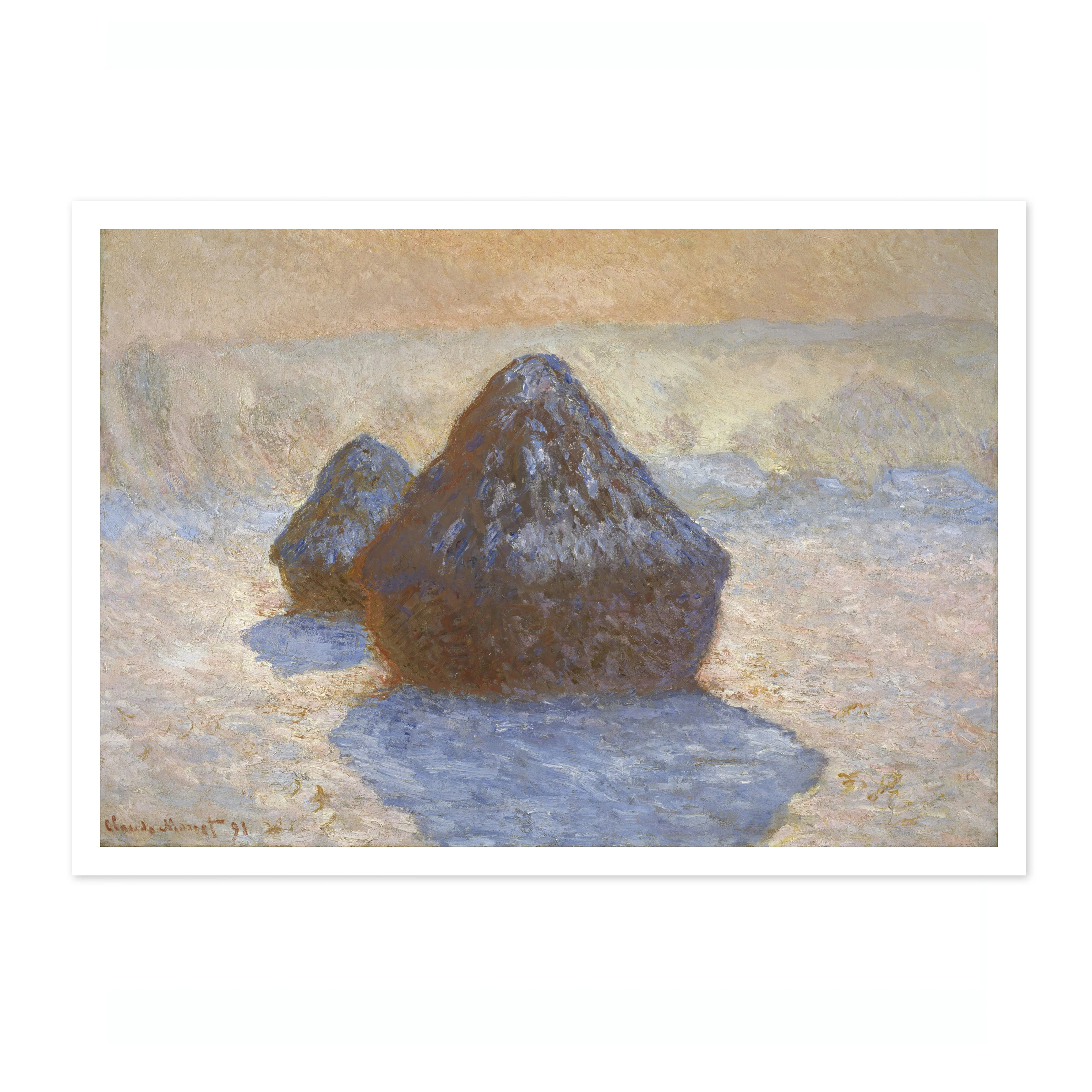 Haystacks, Snow Effect - Image 4