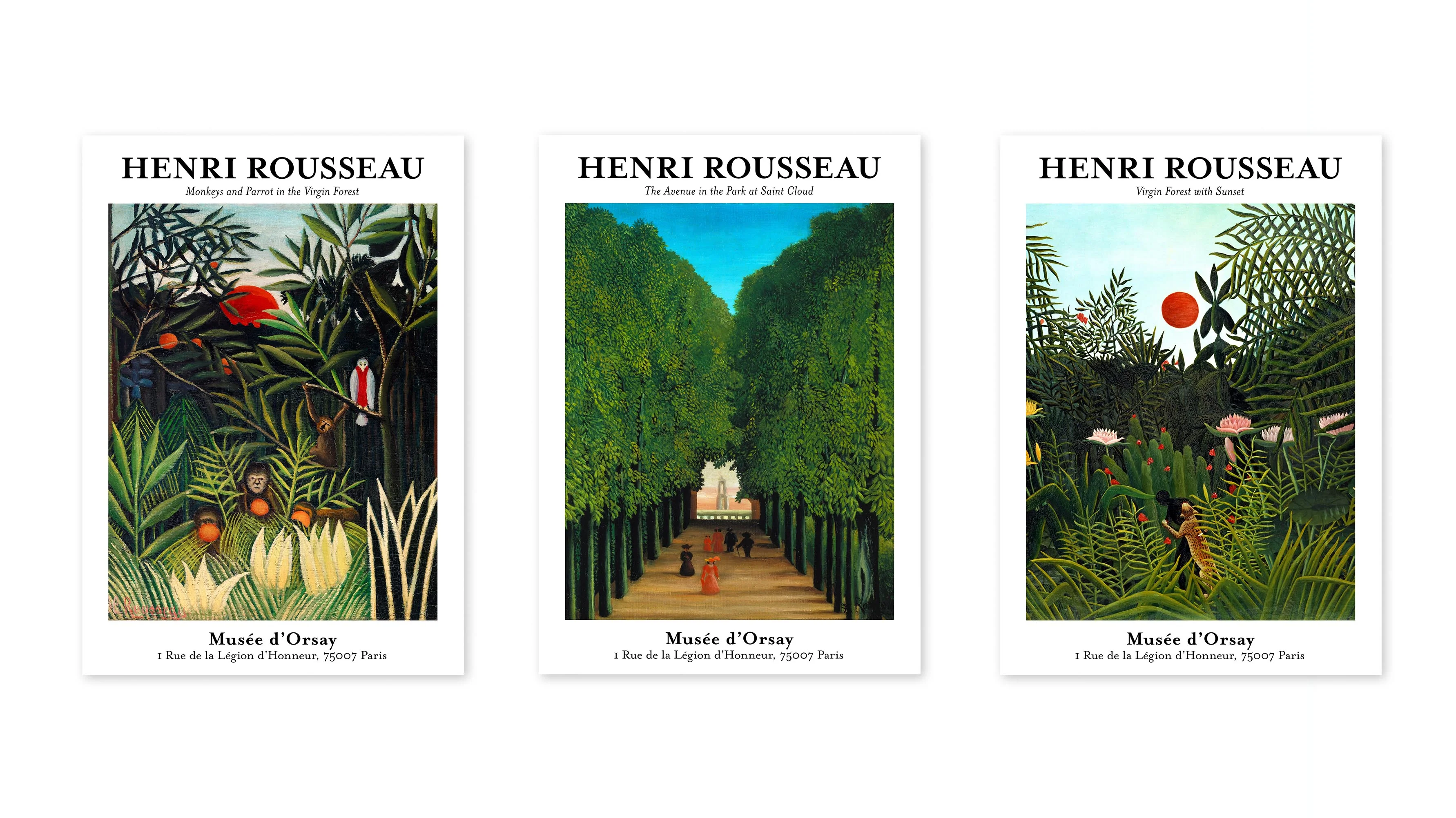Henri Rousseau - Set of 3 - Image 3
