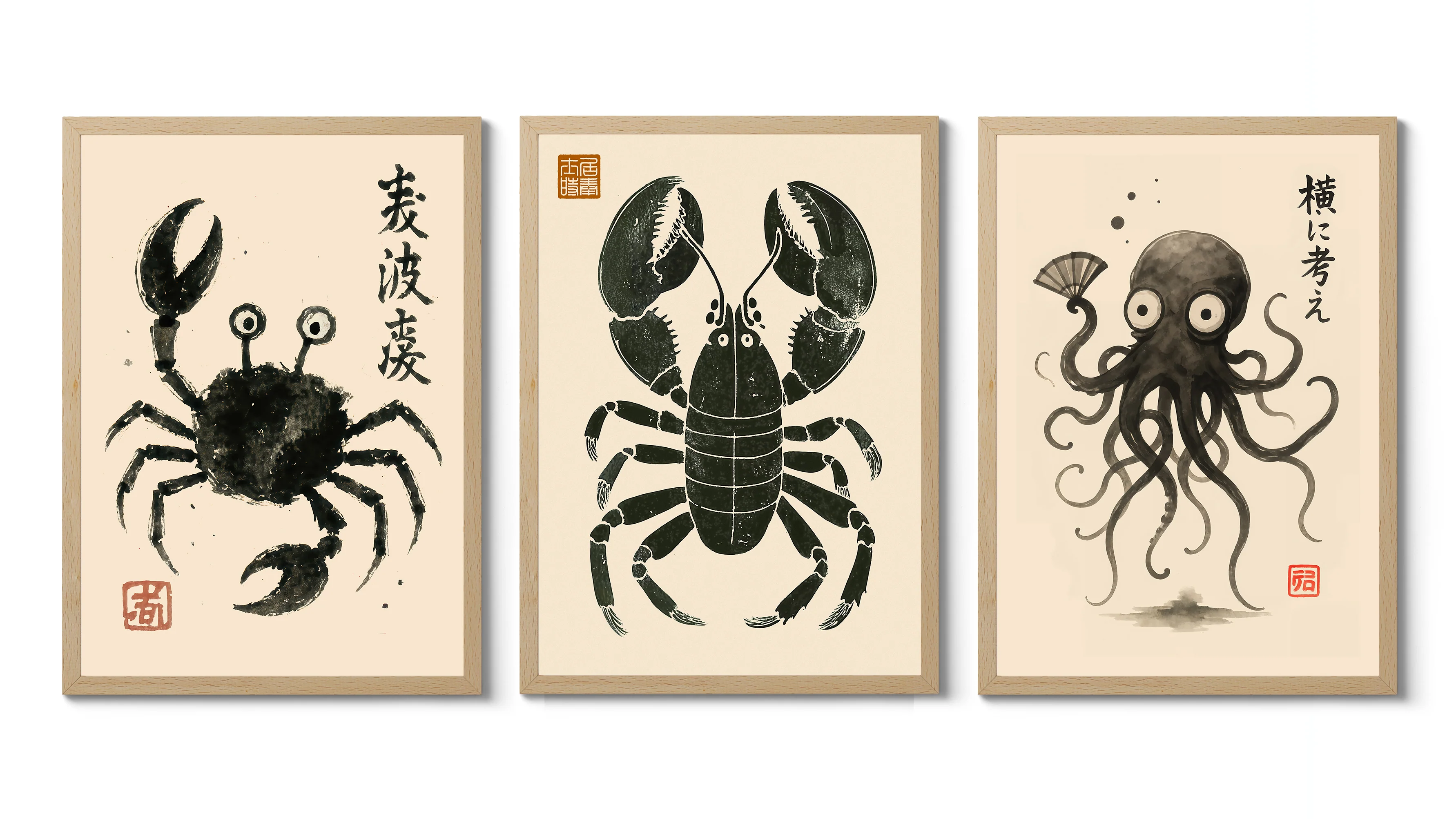 Hoji-Style Sea Creatures - Image 2