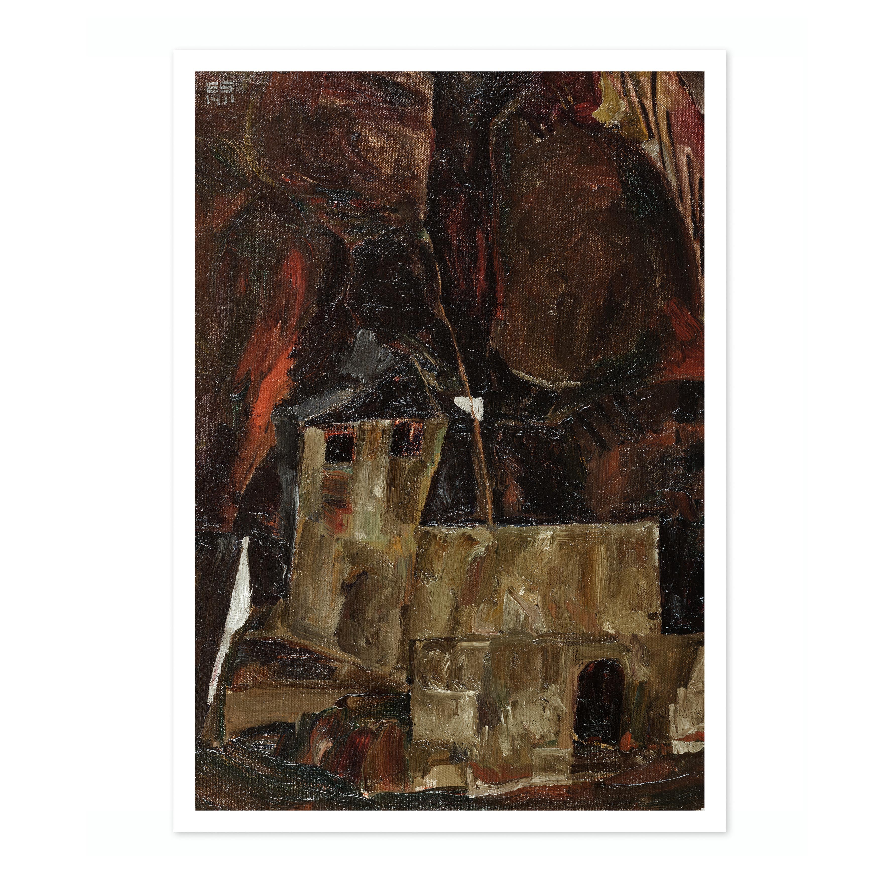 House & Wall in Hilly Landscape - Image 4