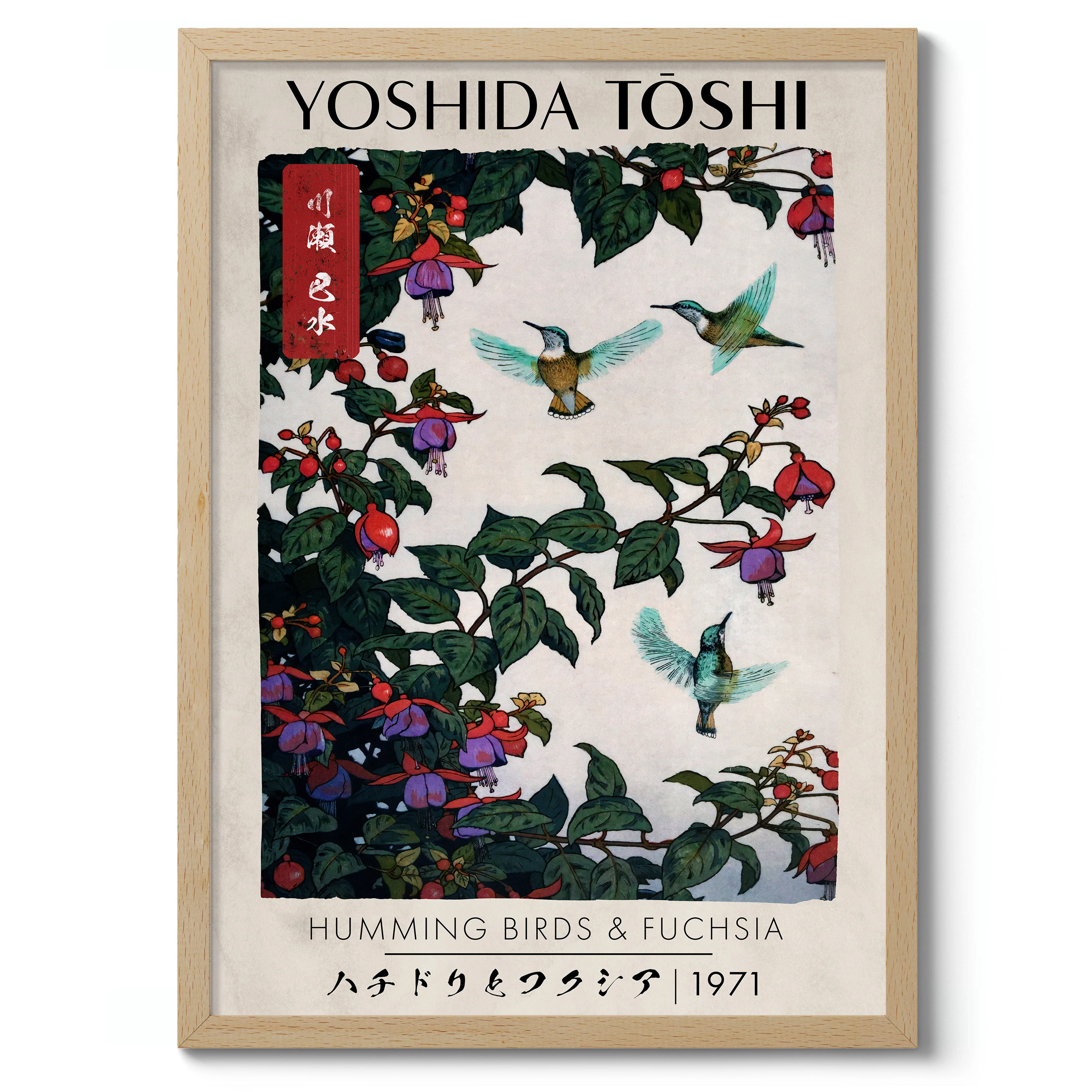 Hummingbirds & Fuchsia - Image 3