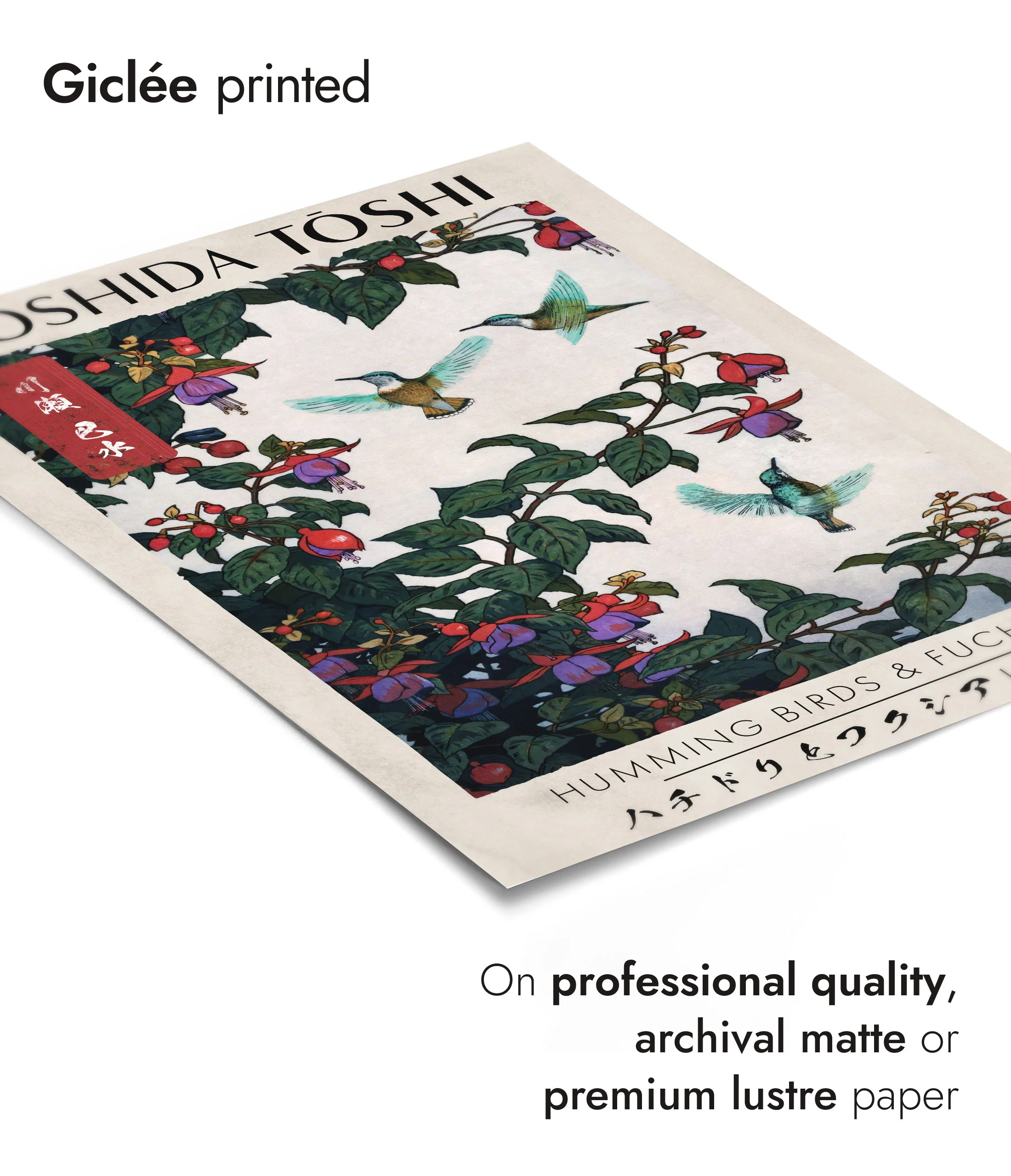 Hummingbirds & Fuchsia - Image 6
