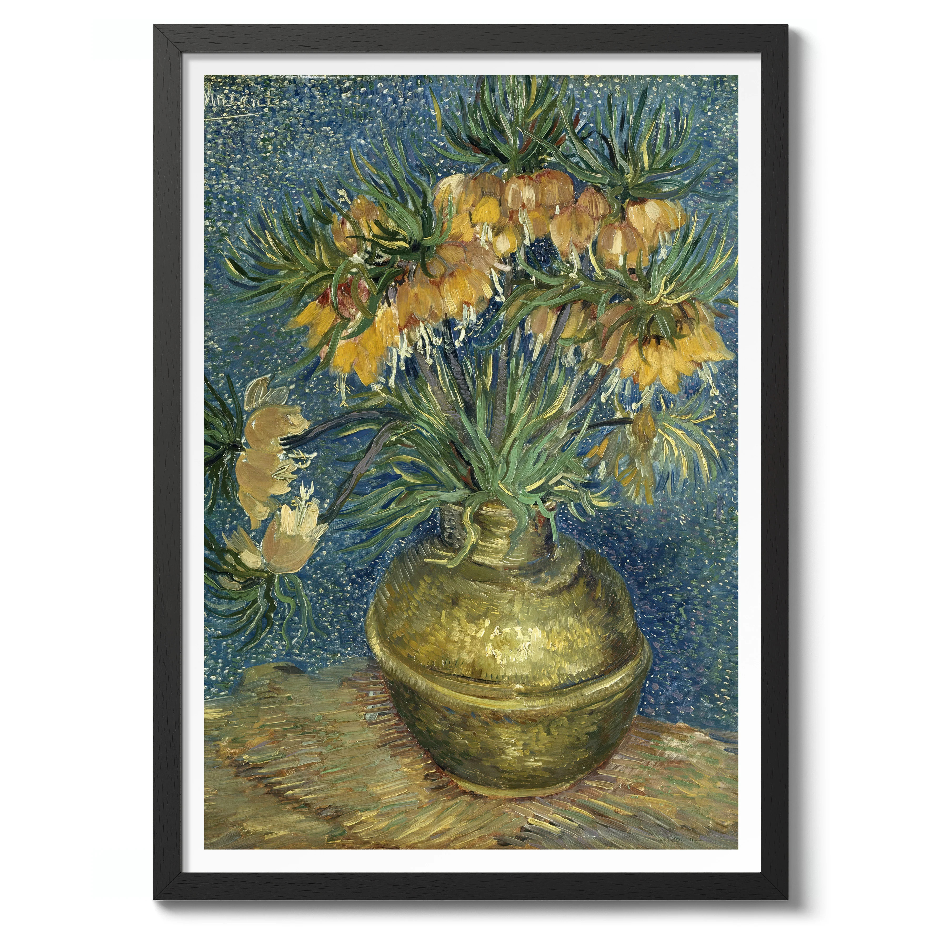 Imperial Fritillaries in a Copper Vase - Image 2
