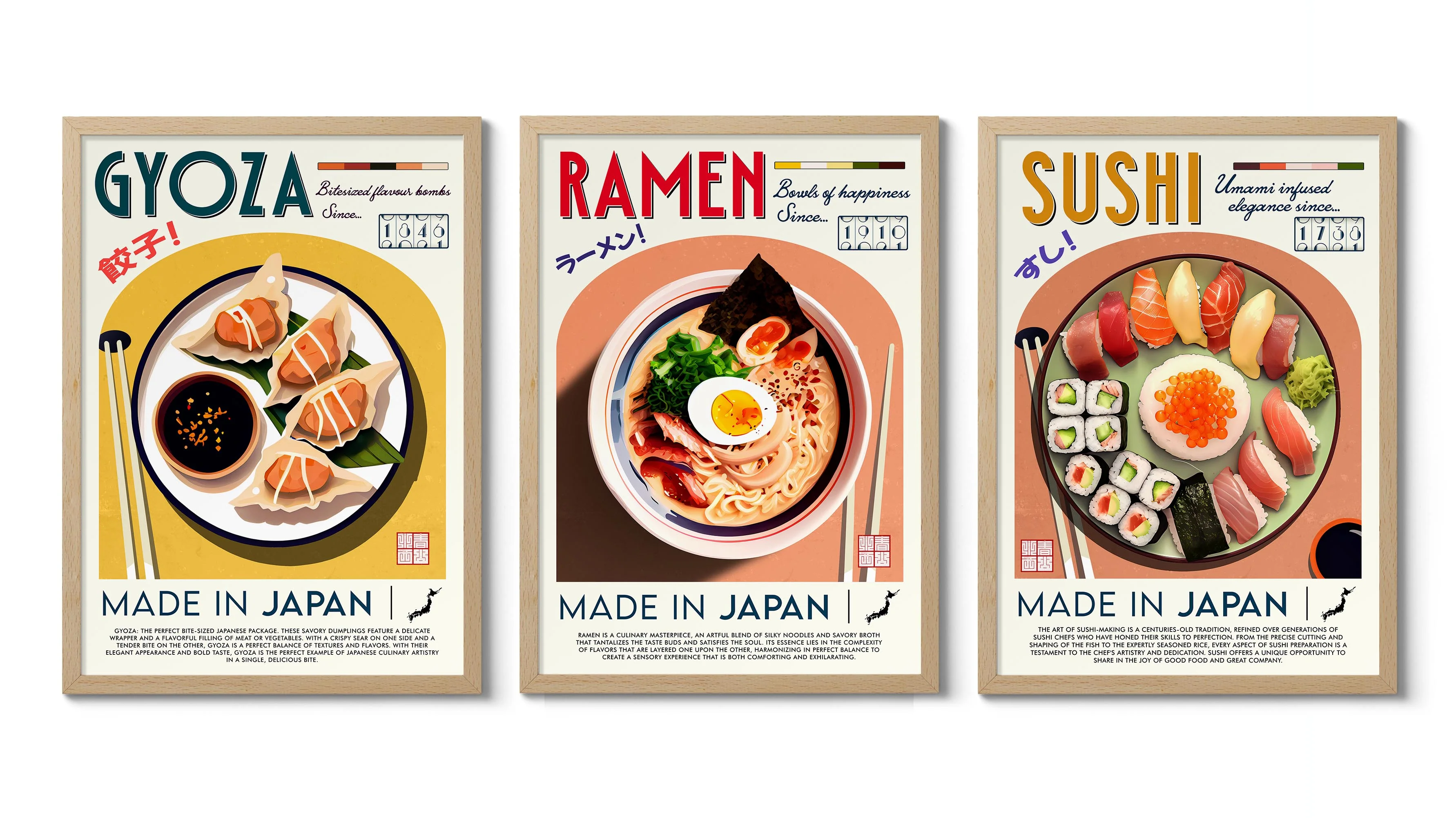 Japanese Cuisine - Set of 3 - Image 2