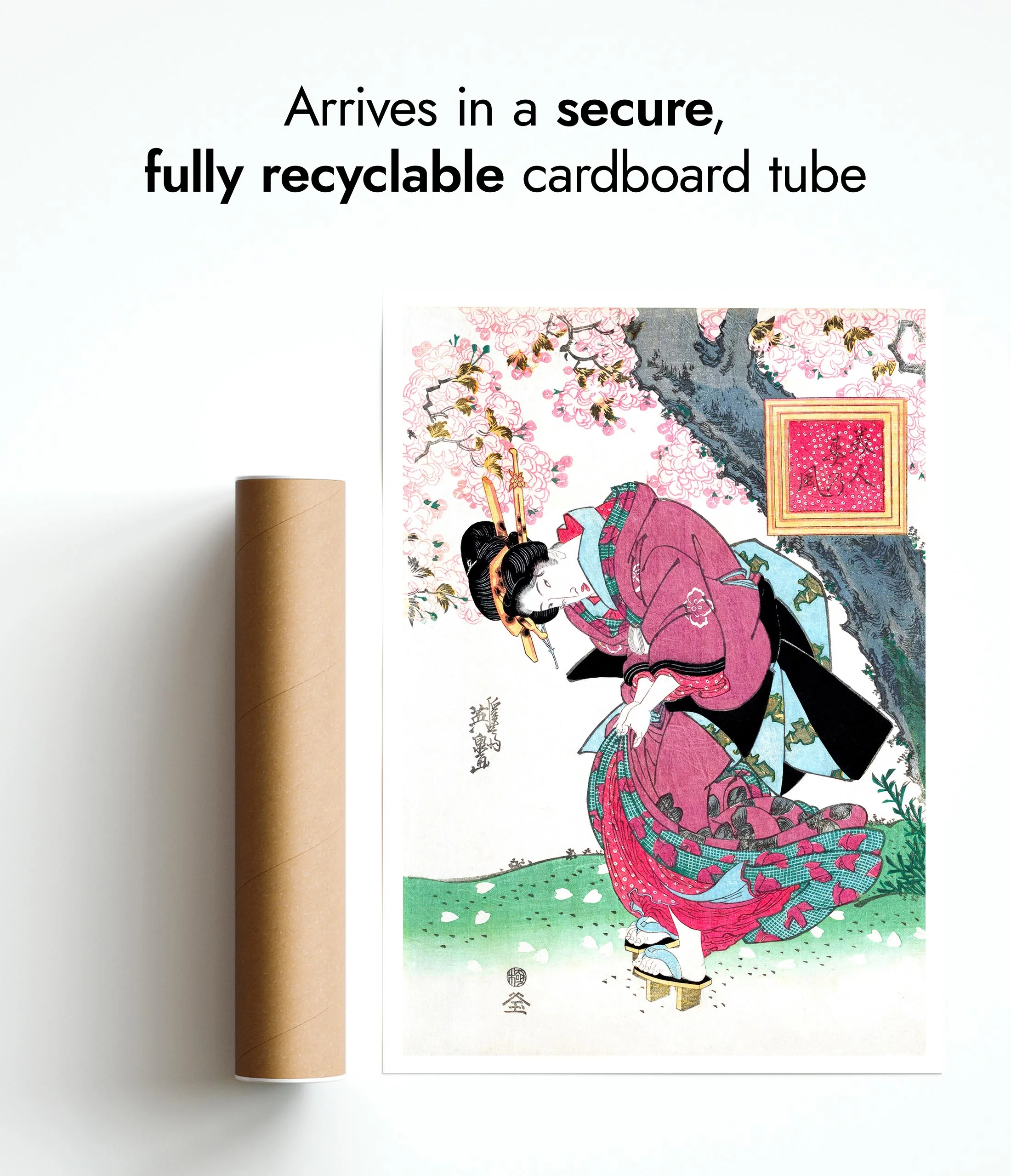 Japanese Woman & Cherry Blossom - Image 9