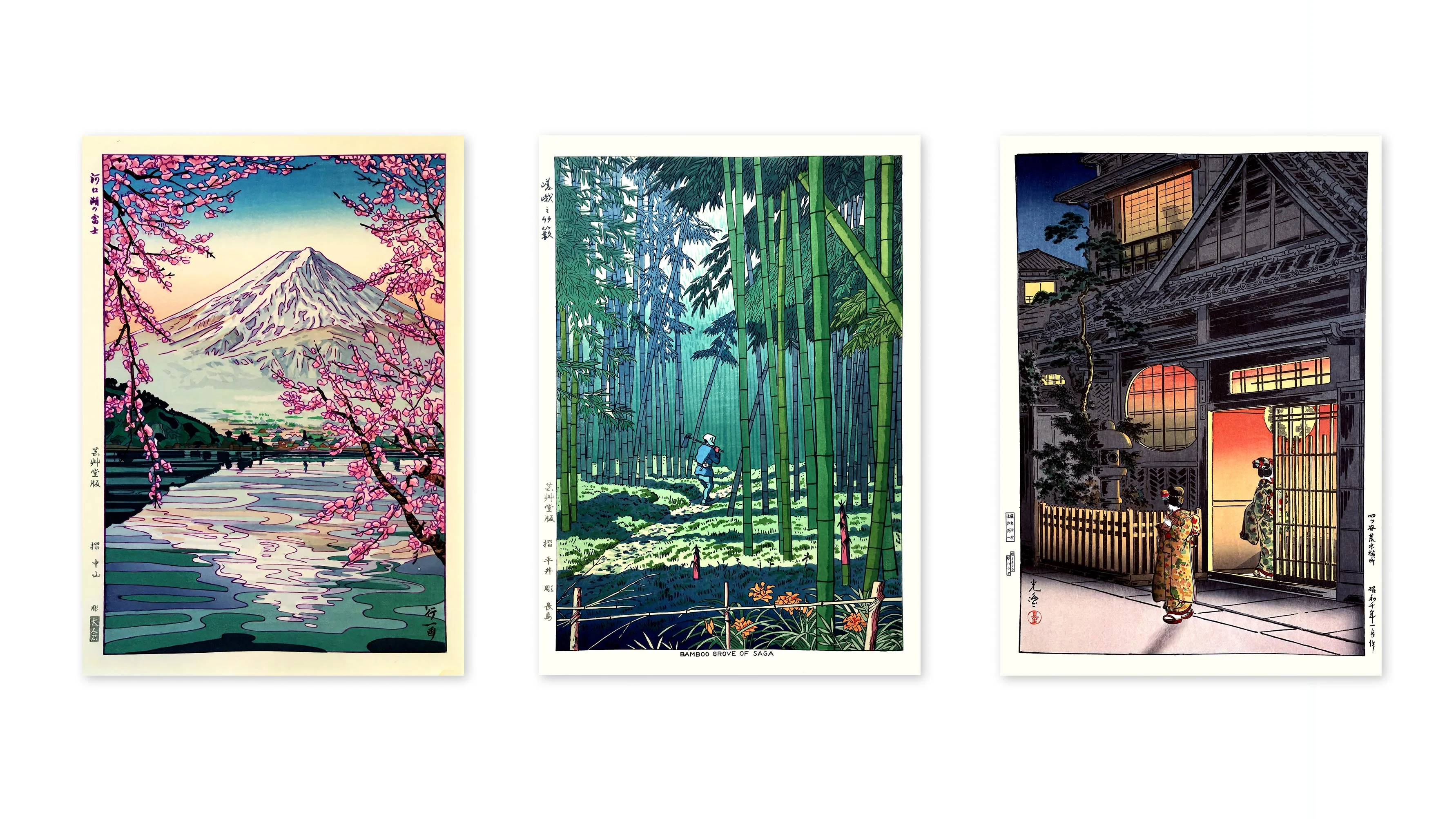 Japanese Woodblock - Set of 3 - Image 3