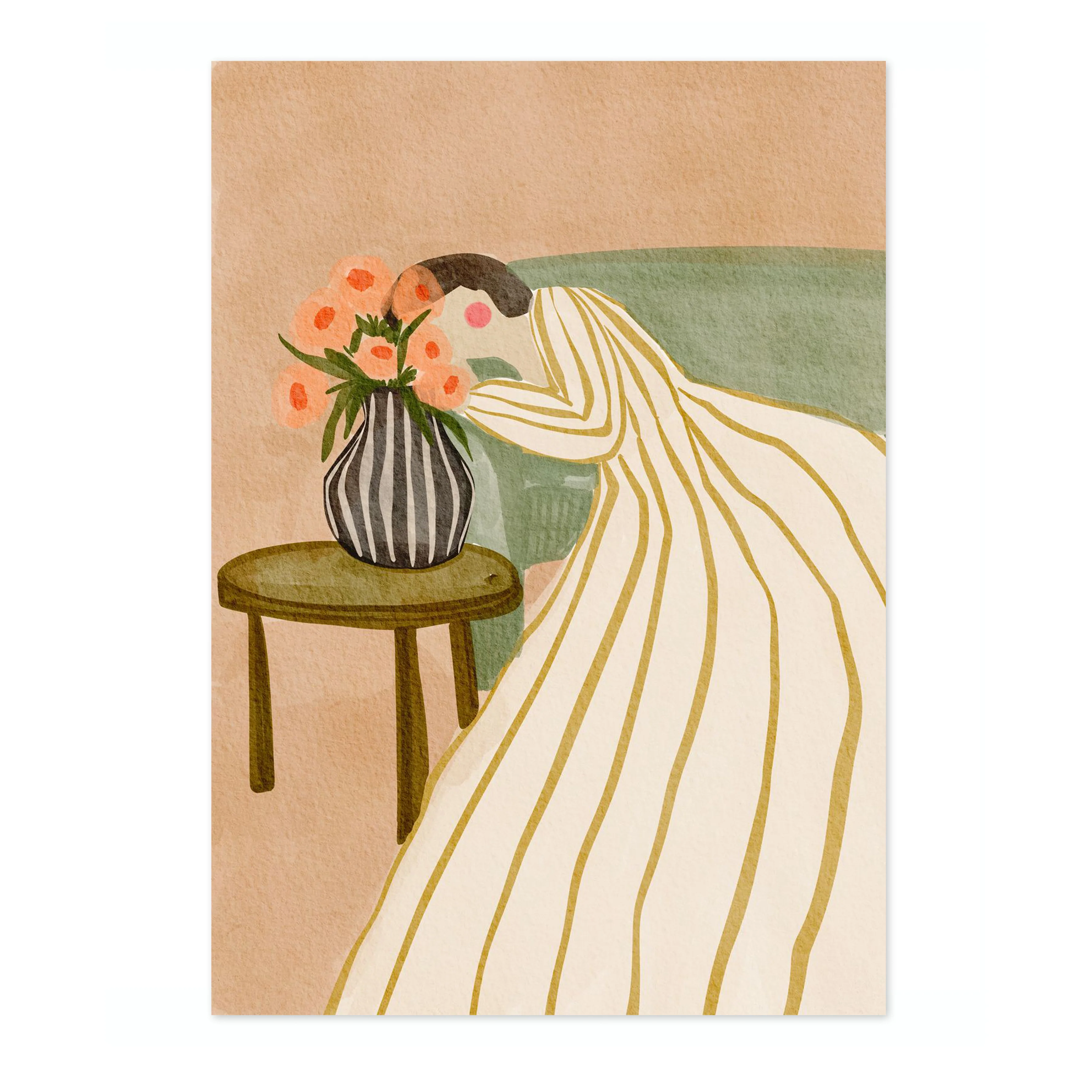Lady on Sofa - Image 4