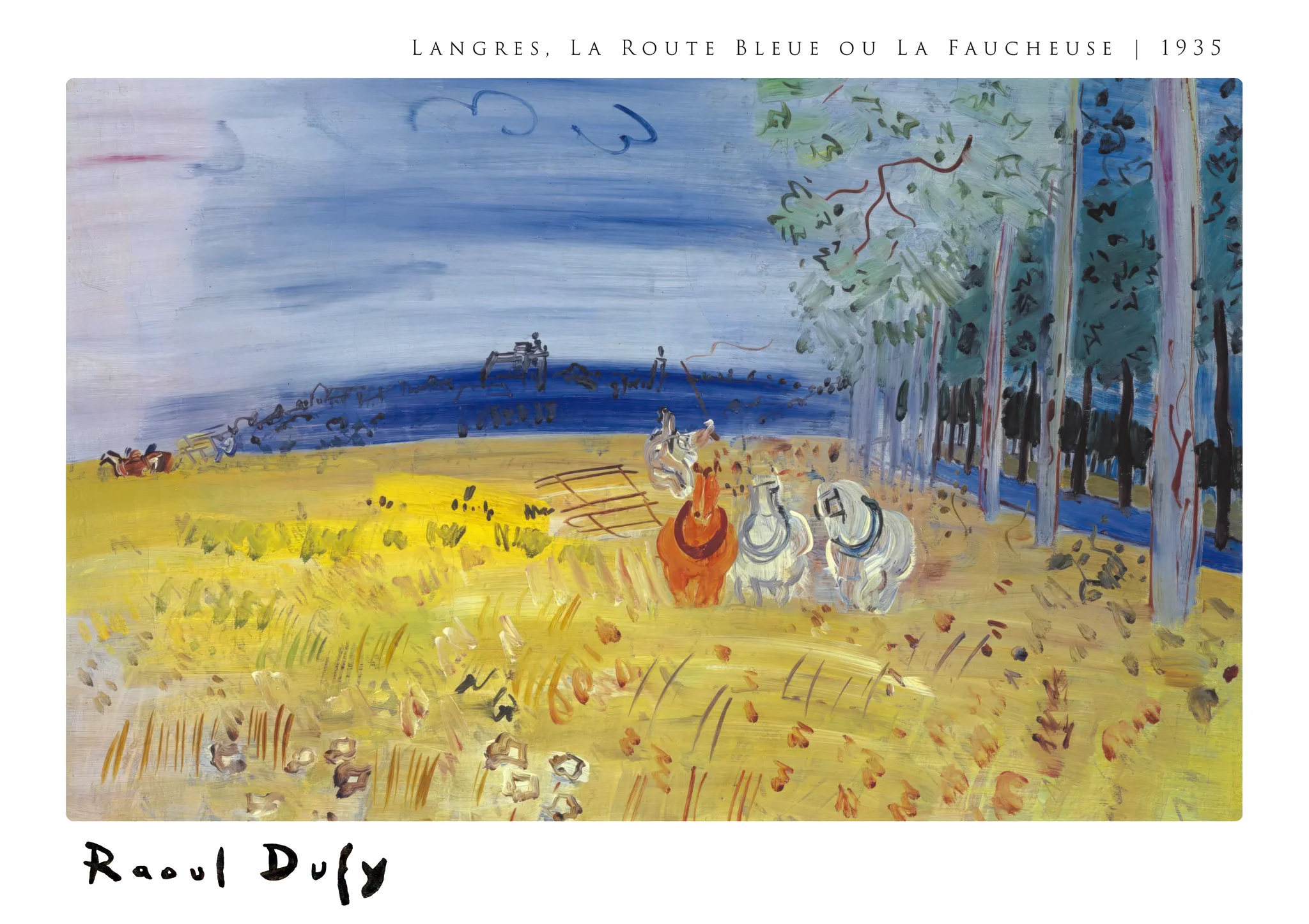 Langres, La Route Bleue ou La Faucheuse